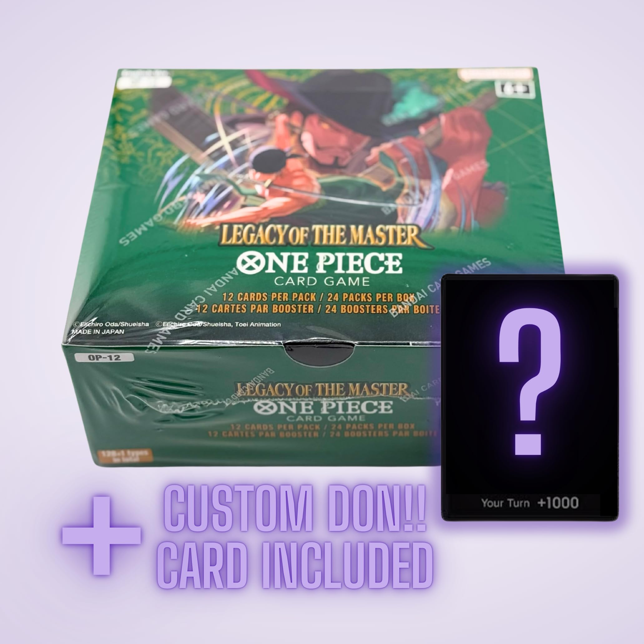 op5 english booster box One Piece Booster Box Acrylic Case (ENG) – LockboxTCG main image 1