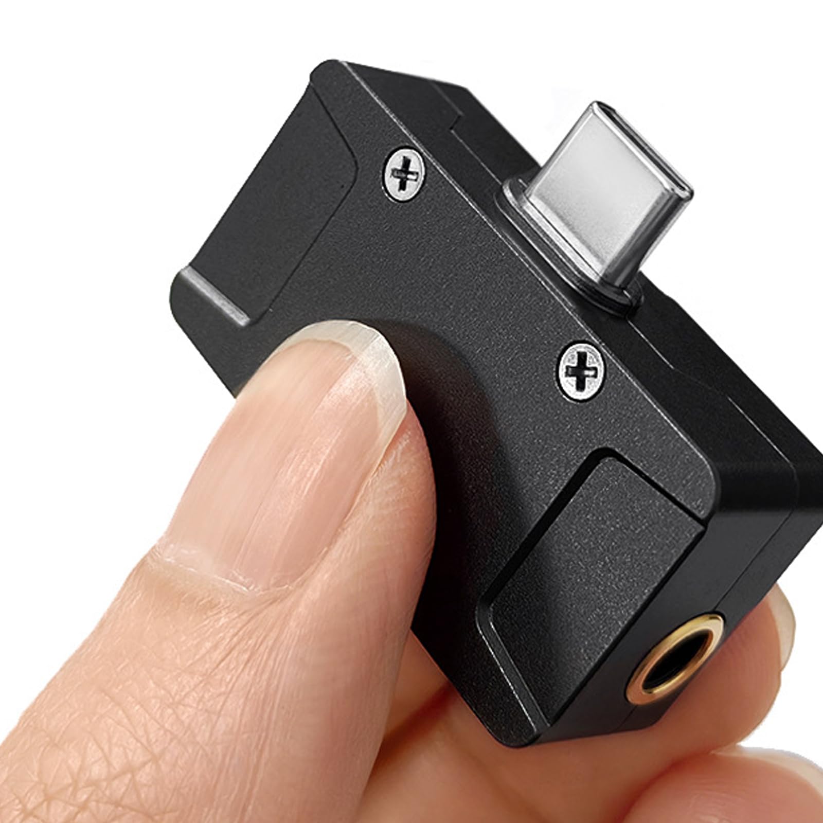 Adattatore di connessione leggero da tipo C a 3,5 mm e 4,4 mm con audio HiFi per smartphone e laptop