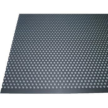 B&T Metal Perforated Sheet | Cut Sheet Metal 1.0 mm Thick, Round Perforation Diameter 3 mm Offset RV 3-5, Stainless Steel She