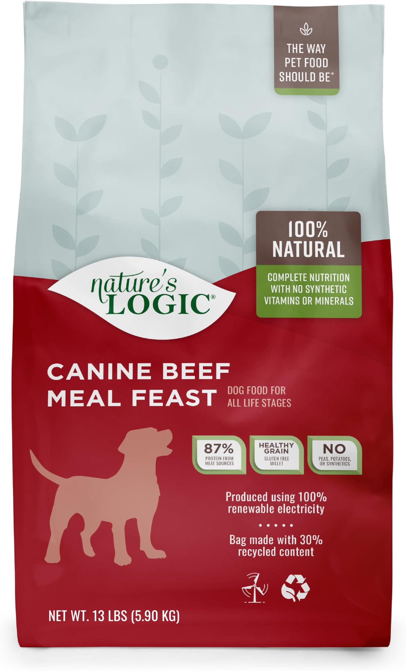Nature's Logic Dog Food Canine Meal Feast, Beef Pet Supplies