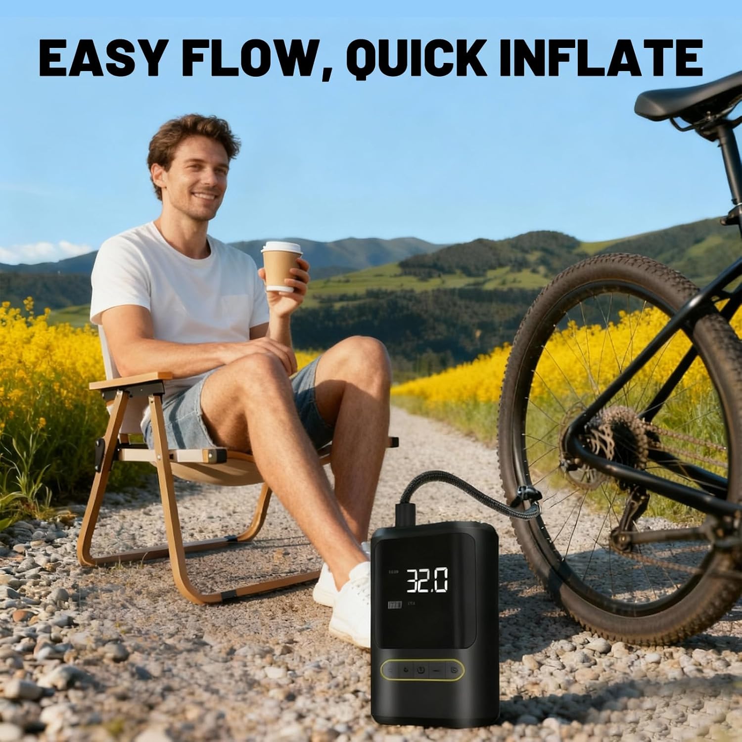 電動空気入れ 自転車電動エアーポンプ小型 最大150PSI 自動停止 Type-C 充電 急速充填 コードレス 仏式 米式バルブ対応 懐中ライト付き  自転車/車/バイク/ロードバイク/クロスバイク/タイヤ ボール 浮き輪 楽天市場】電動エアーポンプ 自転車 電動 空気入れ 自動車 エア 電動自転車ポンプ 150PSI ポータブルエアポンプ ゲージ付き 自動停止式 仏式 米式バルブ Type-C 急速充電 MTB用 ロ