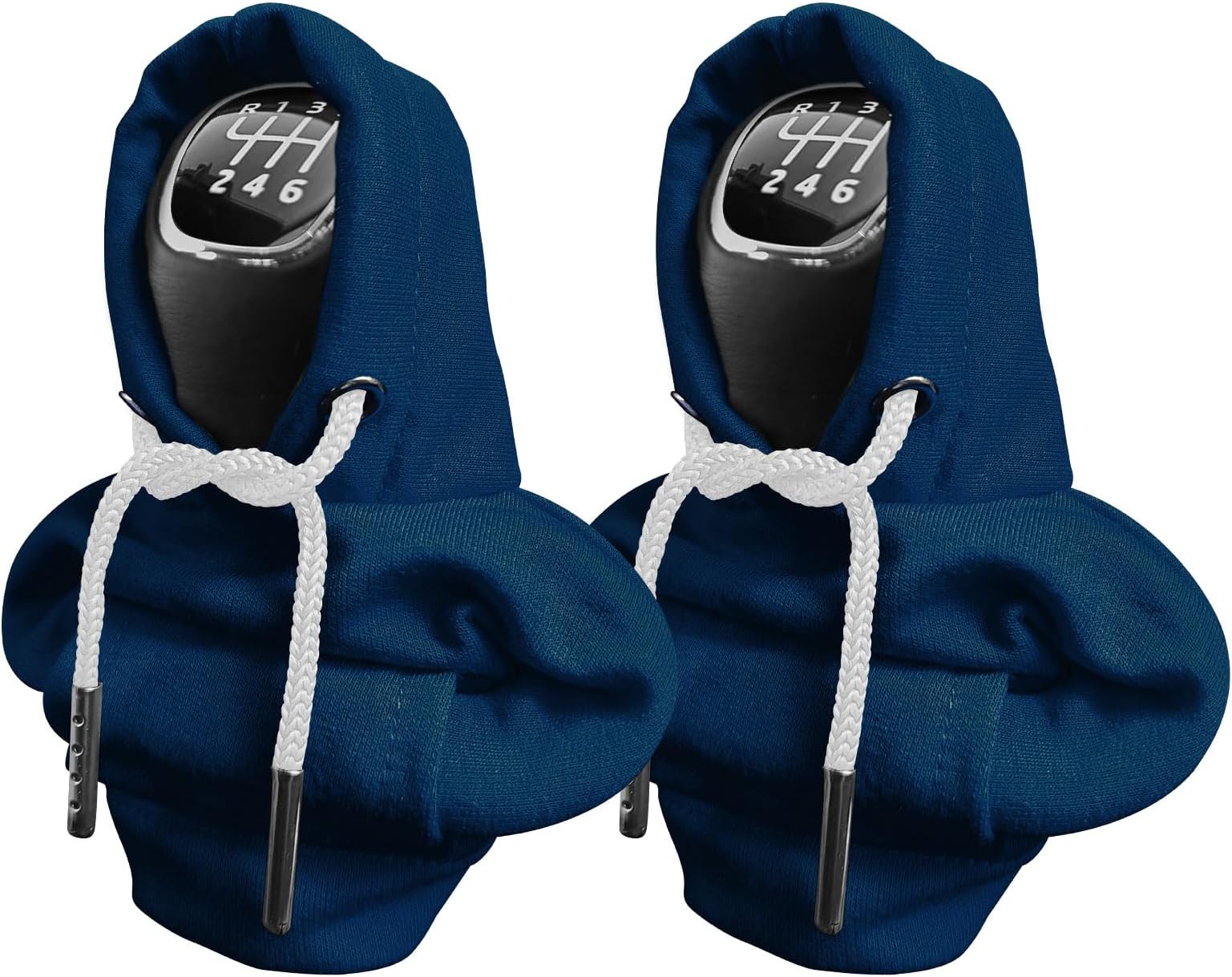 2PCS Gear Shift Hoodie, Universal Car Shift Knob Cover, Automotive Interior Cute Gadgets, Car Accessories and Decorations Mini Hoodie for Car Shifter