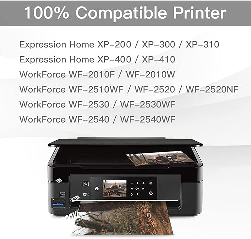 Miniatura 2 de BeOne Cartuchos de tinta remanufacturados de repuesto para Epson 200XL T200XL para impresora Expression Home XP-200 XP-300 XP-310 XP-400 XP-410