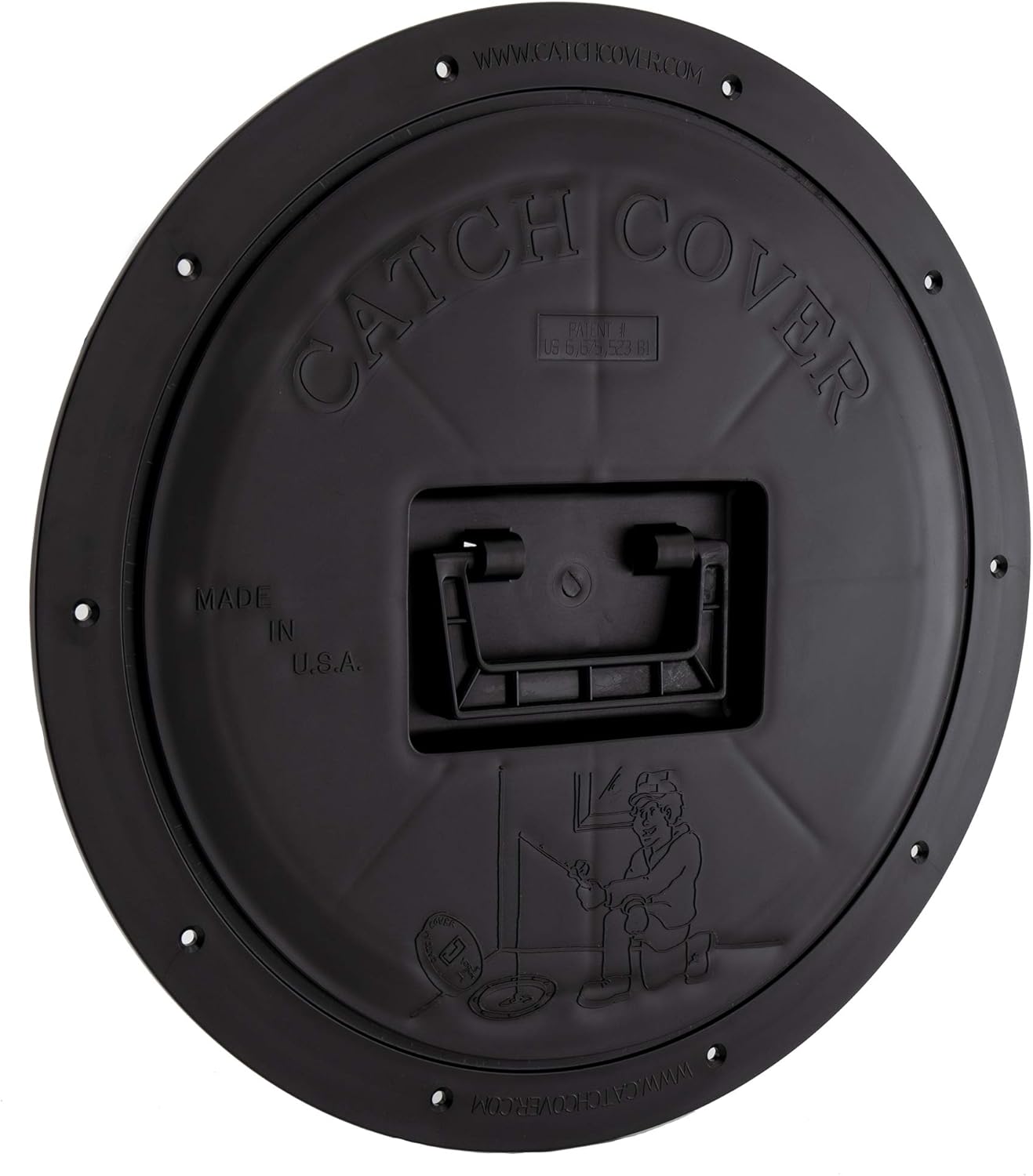 RecPro Ice Fishing Round Hole Cover Lid Catch Cover CC01 | for Fish Houses | Ice Fishing Gear and Accessories