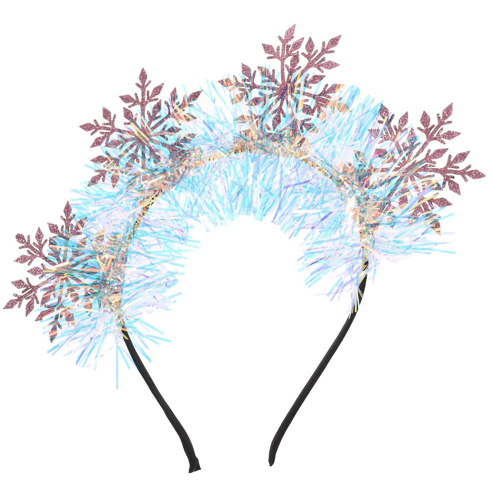 Kerstaccessoires Stoffen Gesp Kerststropdas Sneeuwvlok Hoofdband Gewei Haaraccessoires Cartoon Hoofdbanden Meisjes 3 Jaar (A, One Size
