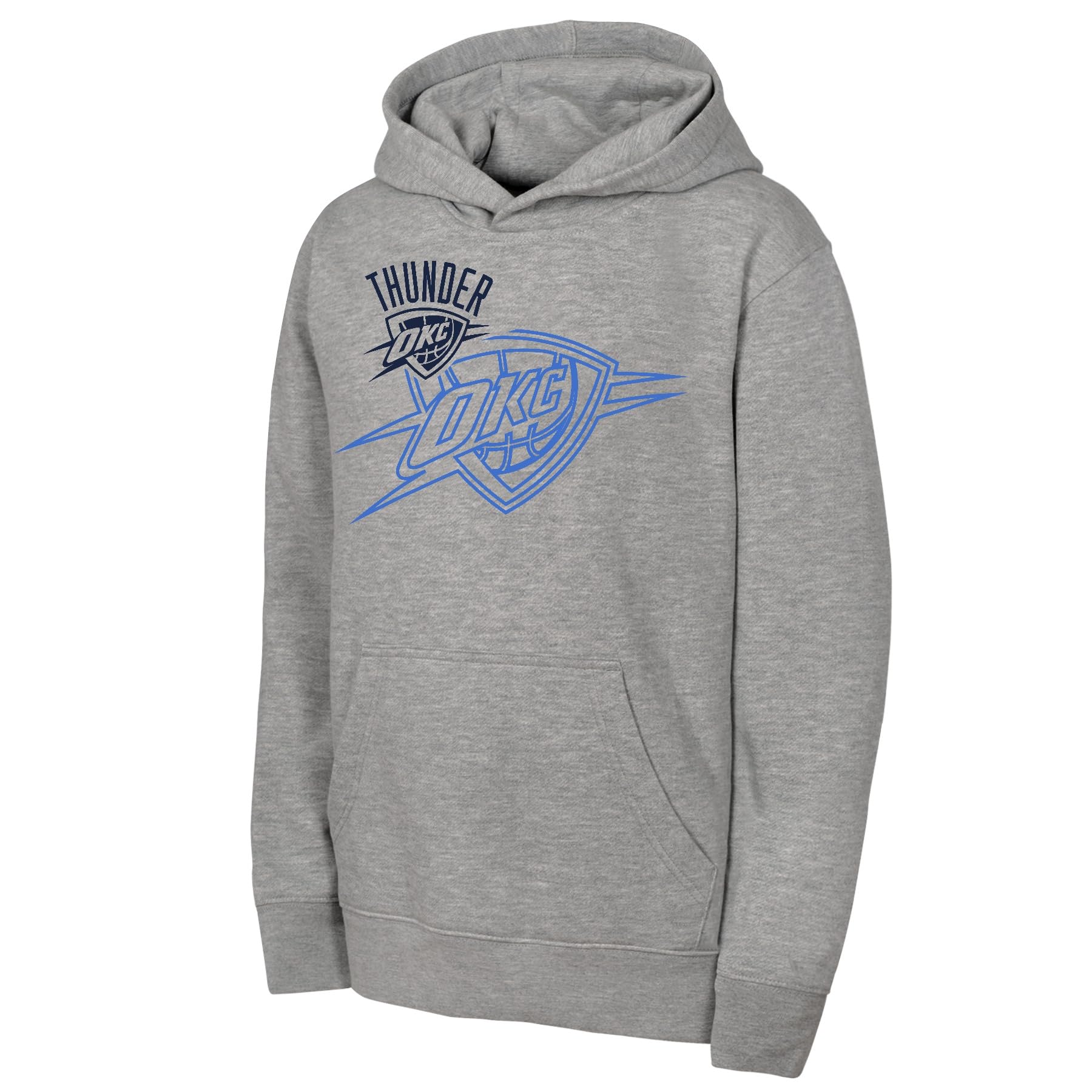 NBA Oklahoma City Thunder Heather Grey Fleece Hoodie