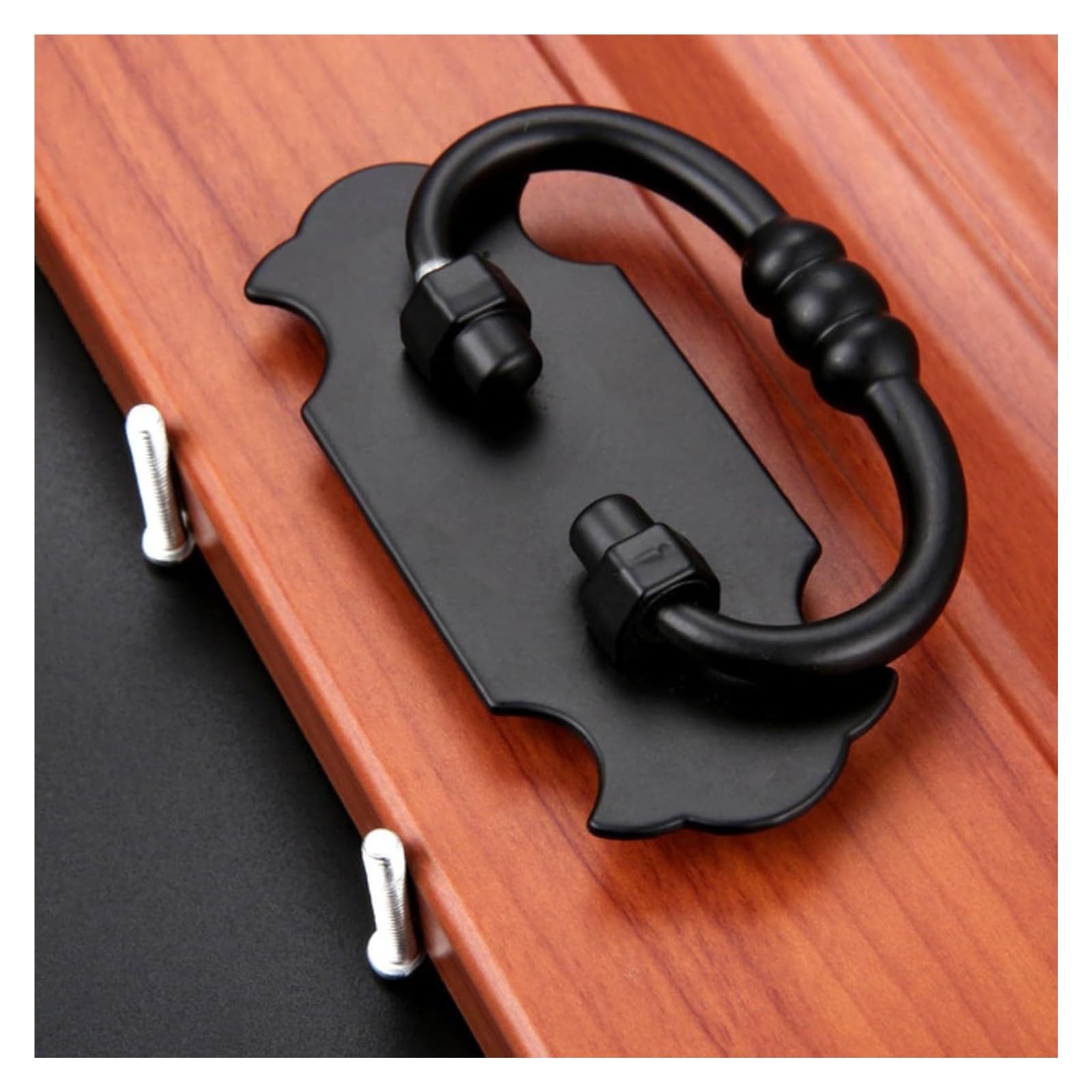 ZXFfhDHJH Drawer Handles, 2Pc Cupboard Door Handles Wardrobe Furniture Handle a Box Drawer Ring Pulls Hardware