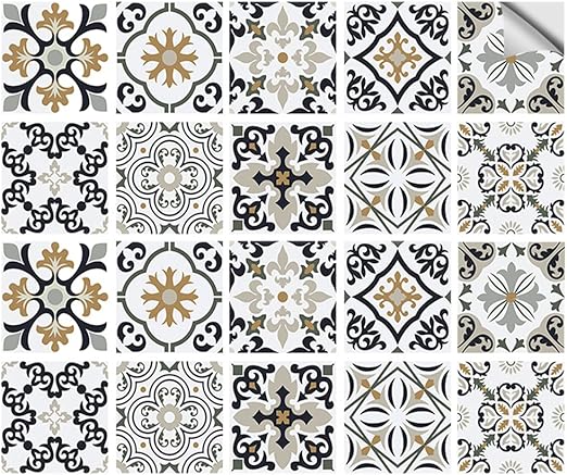 Amazon Co Jp 北欧 キッチン リフォーム タイルシール はがせる タイル 貼ってはがせる 枚 貼るだけタイル Diy 防水 耐熱 お風呂 トイレ コラベル 壁紙 タイルシート枚セット 15cm 15cm 枚セット ホーム キッチン