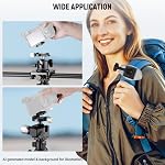 NEEWER Arca Type Quick Release Plate with 1/4" Screw, Camera Tripod Mount Adapter QR Plate Accessory Compatible with DJI RS Series Gimbal Stabilizer Action Camera Phone Cage, UA078