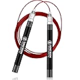 Sonic Boom M2 High Speed Jump Rope - Patent Pending Self-Locking, Screw-Free Design – Weighted, 360 Degree Spin, Silicone Grip with 2 Speed Rope Cables for Home Workout, & More