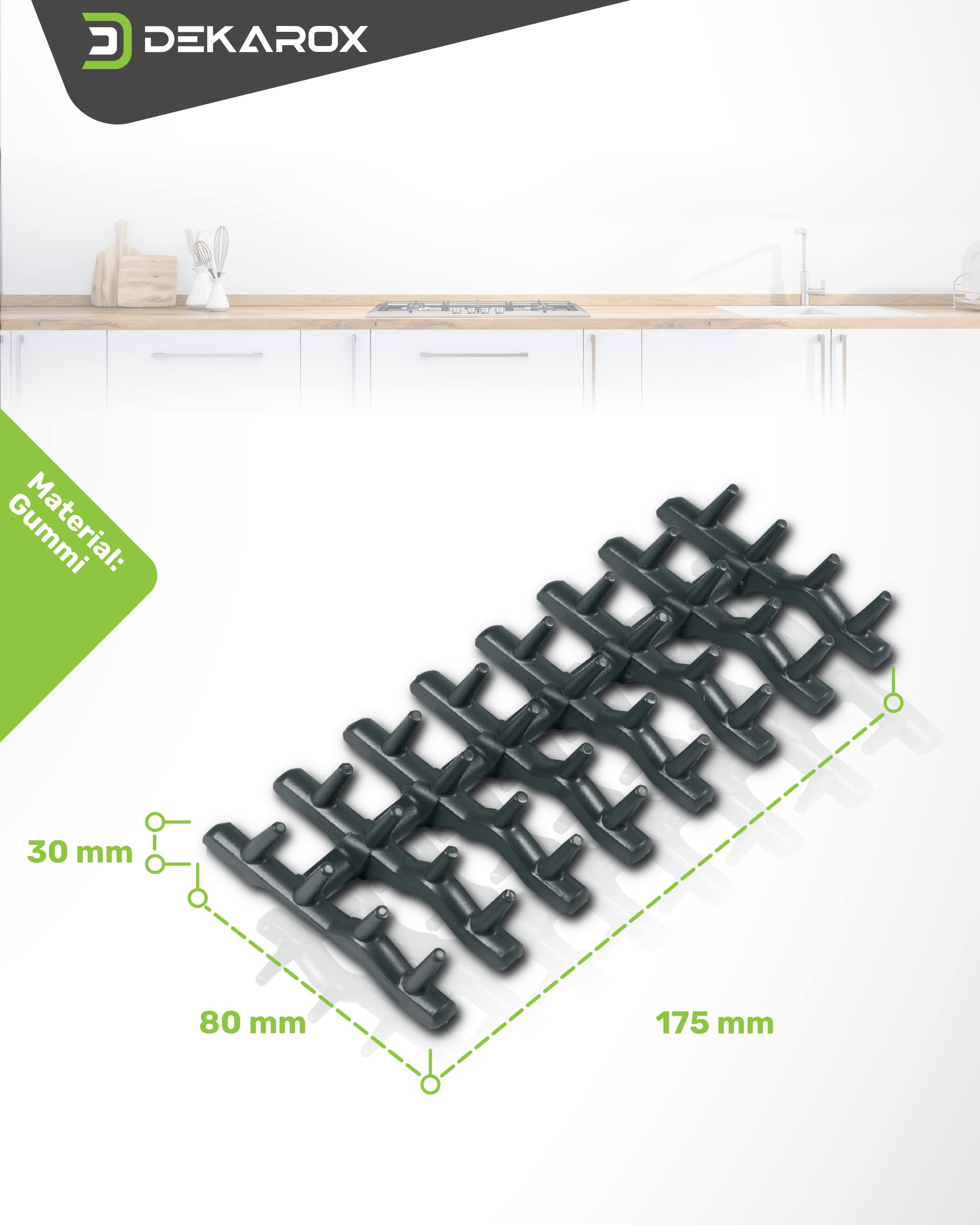 2 x Oberkorbeinsatz für AEG Electrolux Zanussi Zanker 138018410/9 1380184109 für Geschirrkorb oben in Spülmaschine Geschirrspüler Grau