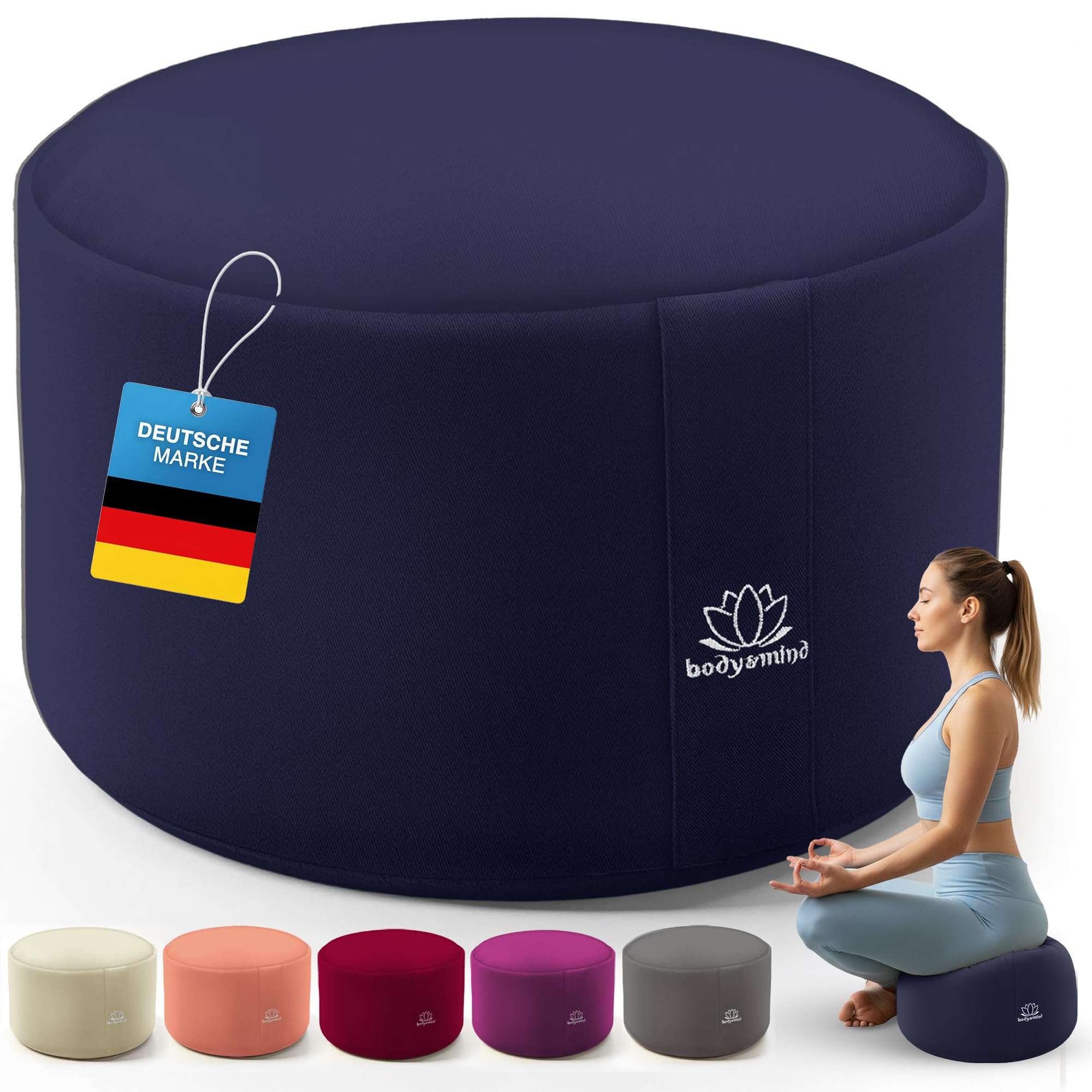 LOTUSCRAFTS Zafu coussin de méditation, hauteur d'assise