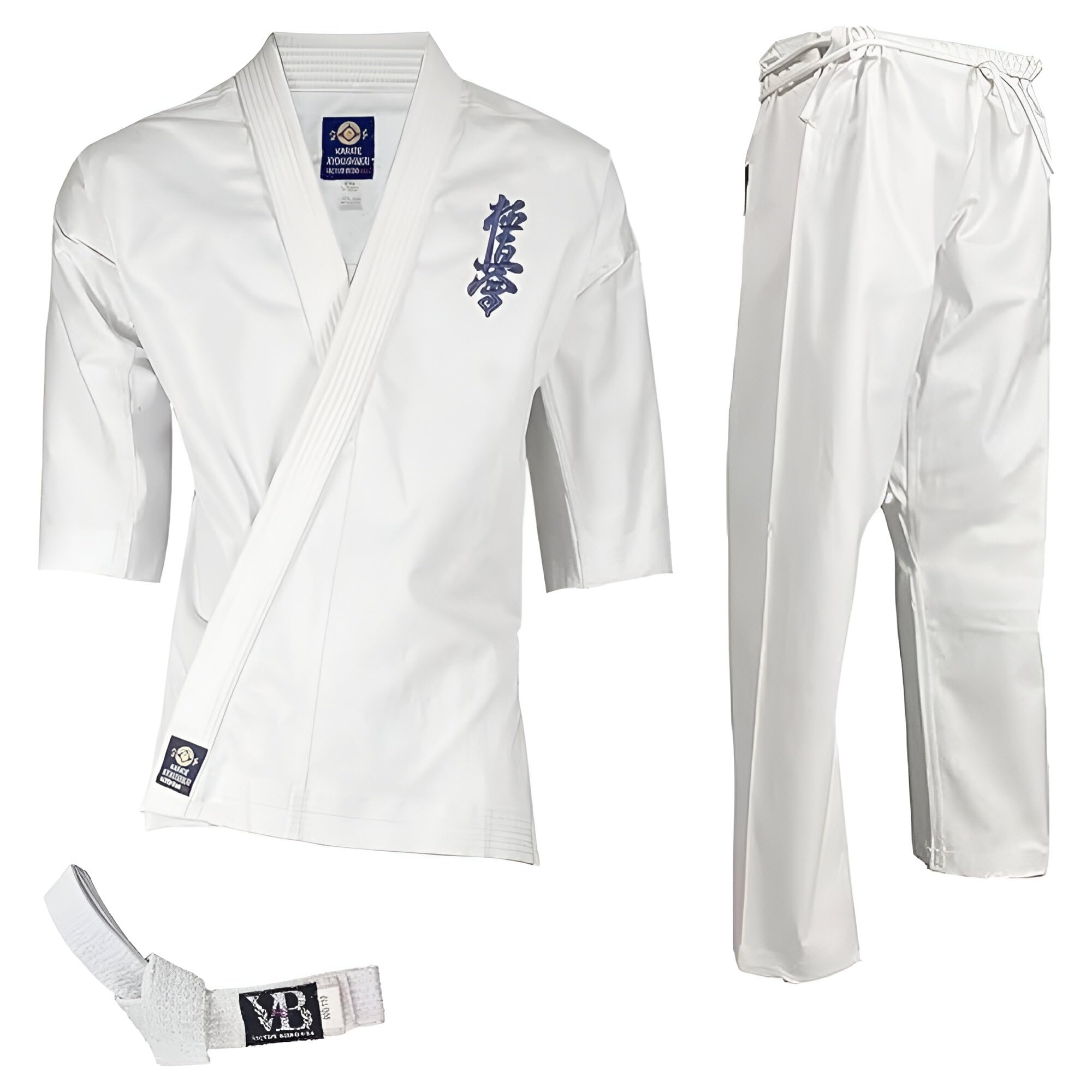 8-oz Kyokushin Karate Uniform Kids gi & Adult Martial Arts uniform Unisex Karate Gi White Color Size 00-6
