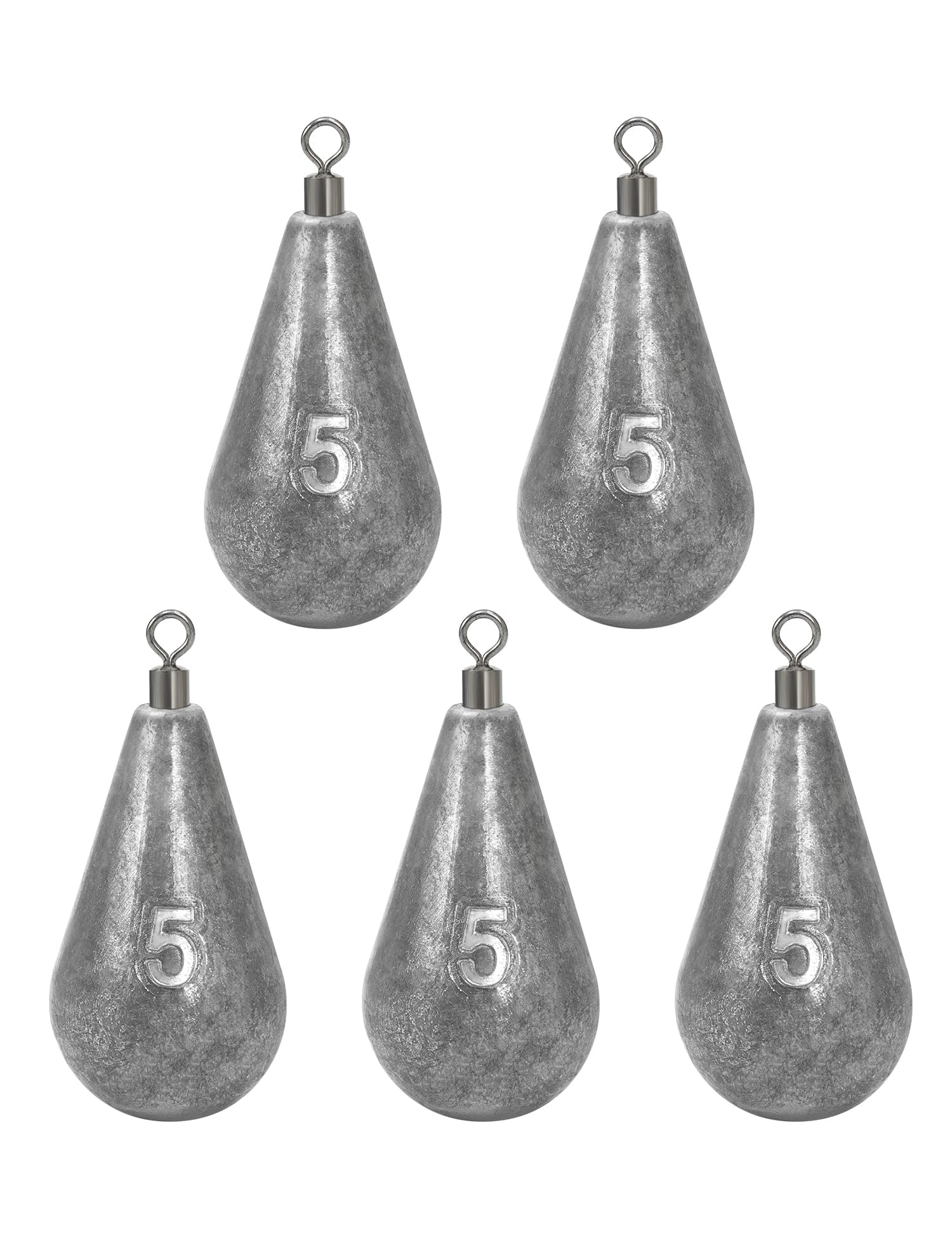 BLUEWING Casting Swivel Bell Sinkers Fishing Weights 1/2oz-8oz Drop Shot Dipsey Lead Saltwater