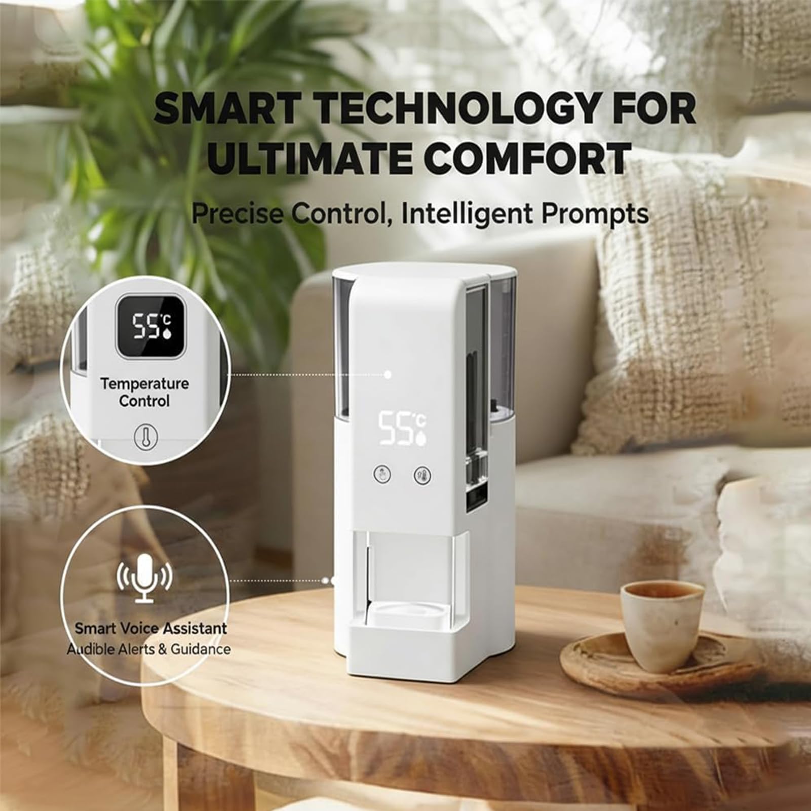 Automatischer Handtuchwärmer, 5 Sekunden, schnelle Heizung, 55 °C konstante Temperatur, 500 ml Tank, intelligent, tragbar für Spa, Salon, Badezimmer