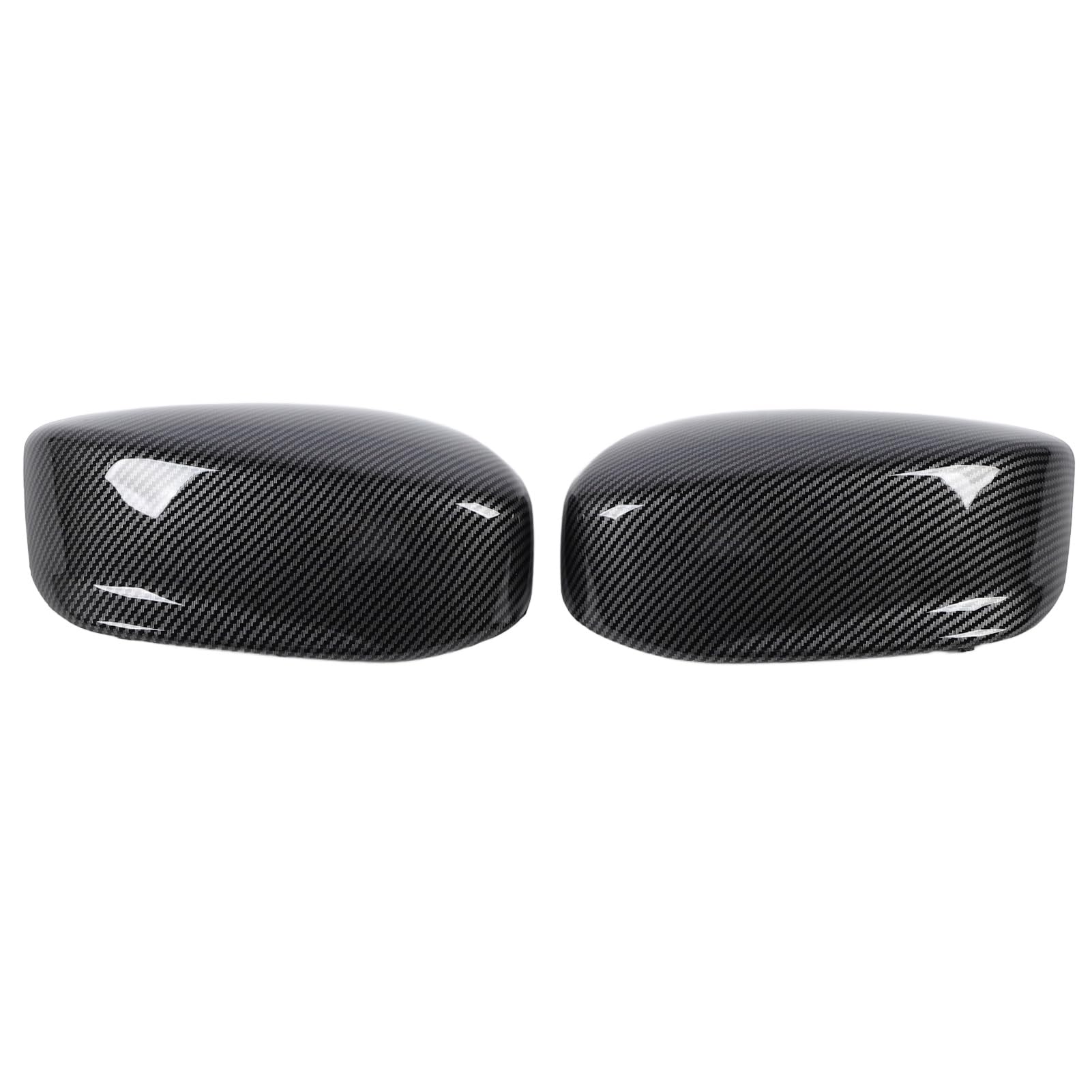 Car Rearview Mirror Covers, 1 Pair Black Door Mirror Covers , Left Right Side Mirror Covers , 76251TC0 76201TC0 OE Number