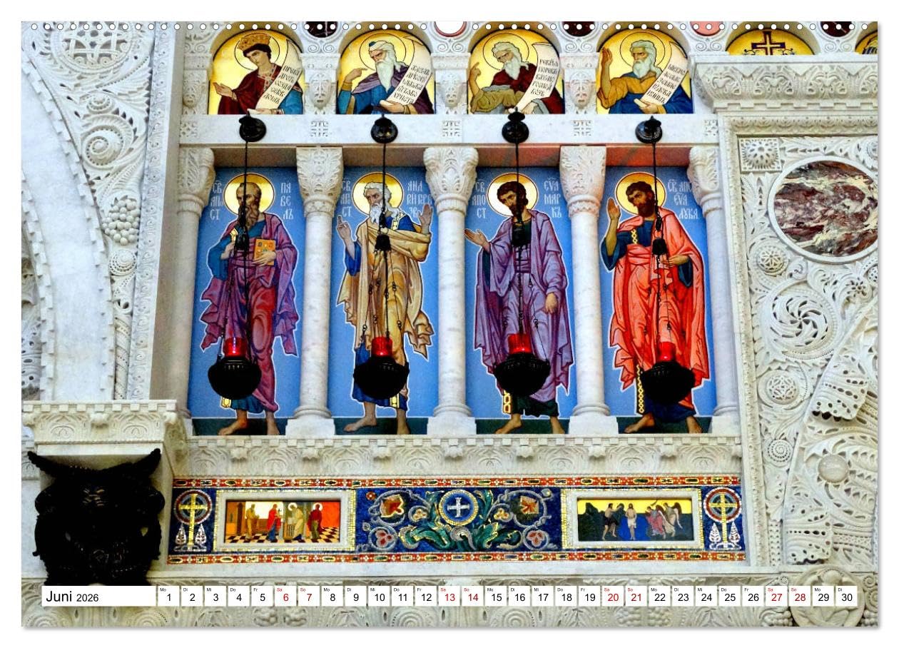 Festungsstadt Kronstadt - Schlüssel zu Sankt Petersburg (hochwertiger Premium Wandkalender 2026 DIN A2 quer), Kunstdruck in Hochglanz: Kronstadt und seine imposante Marine-Kathedrale