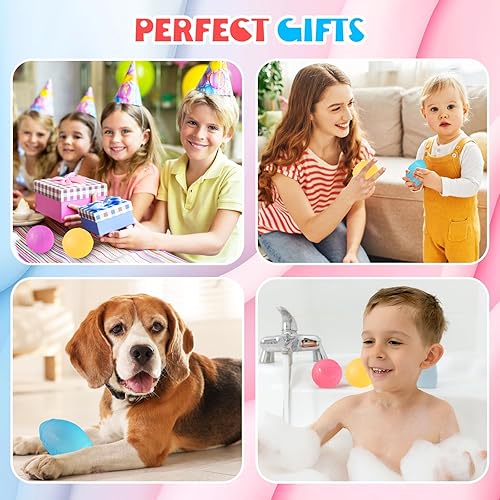 Miniatura 6 de Juguetes para ansiedad, pelotas antiestrés para niños y adultos, paquete de 4 juguetes para ansiedad de azúcar de malta, bola de gel de elevación