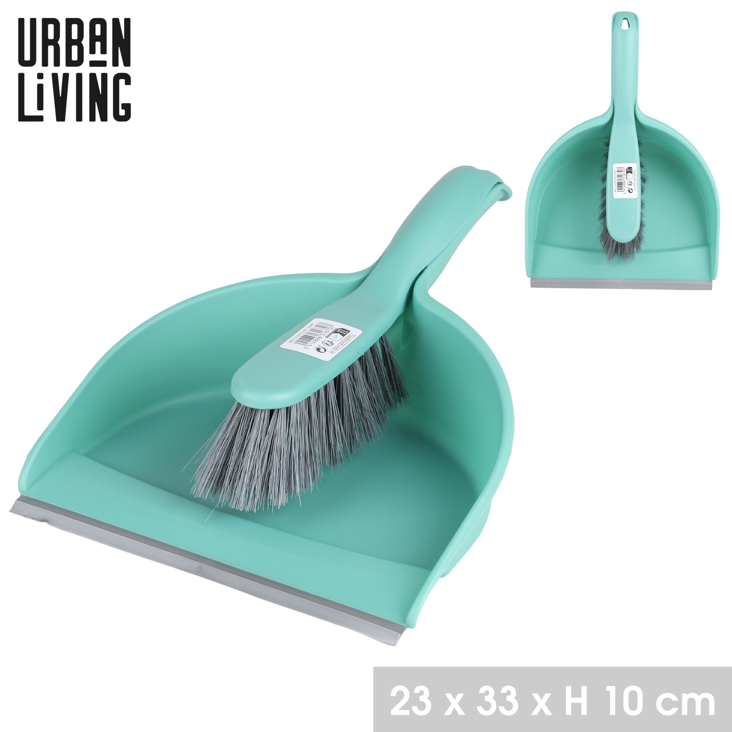 Urban Living Paletta E Spazzola PALIO Giada POLVEROSA 23X33XH10CM