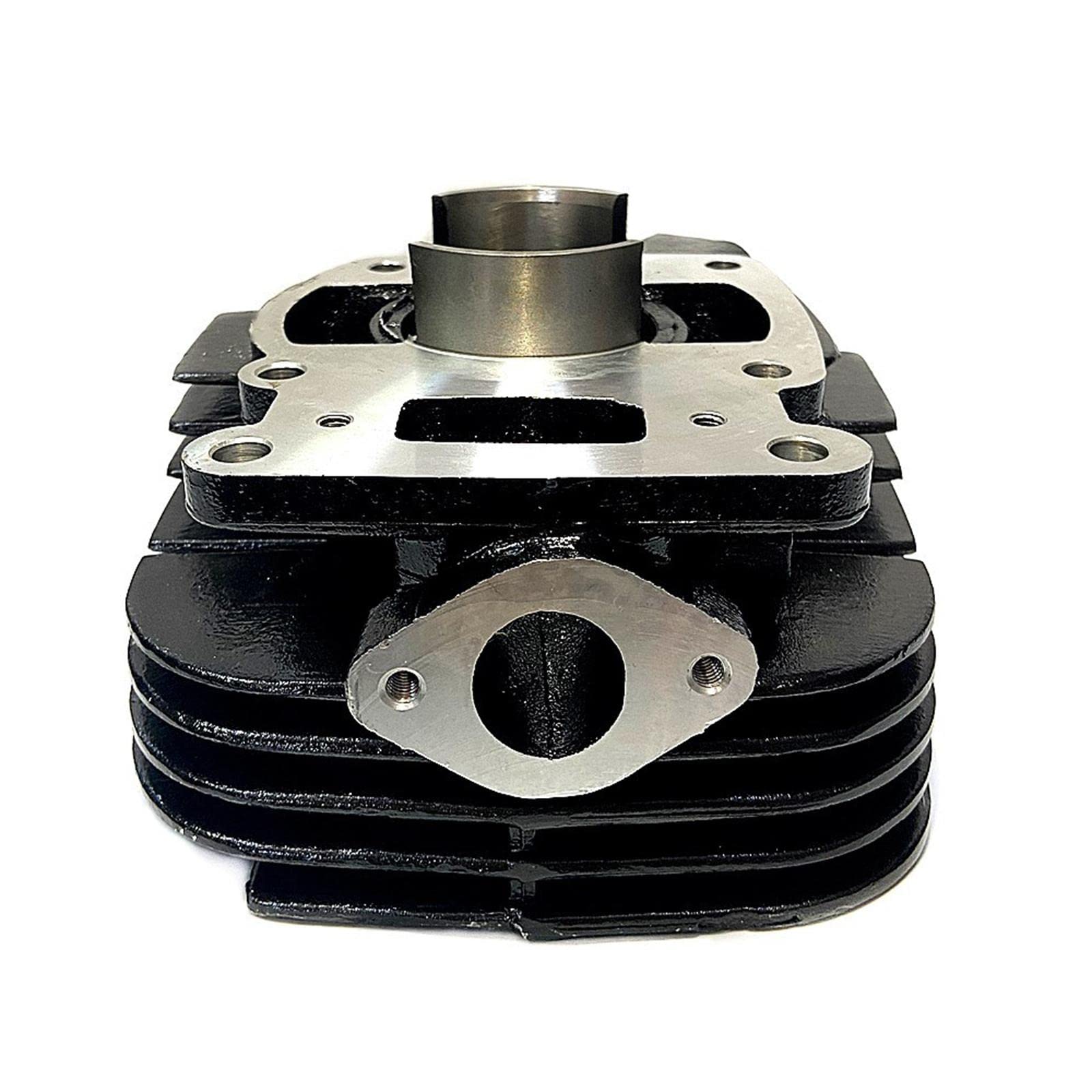 Milageto Kit Cilindro Pistón para TS125 Dos Aros Pistón Juego Juntas Pasador Aleación de Aluminio Componentes Motor Recambio Directo Adecuado para
