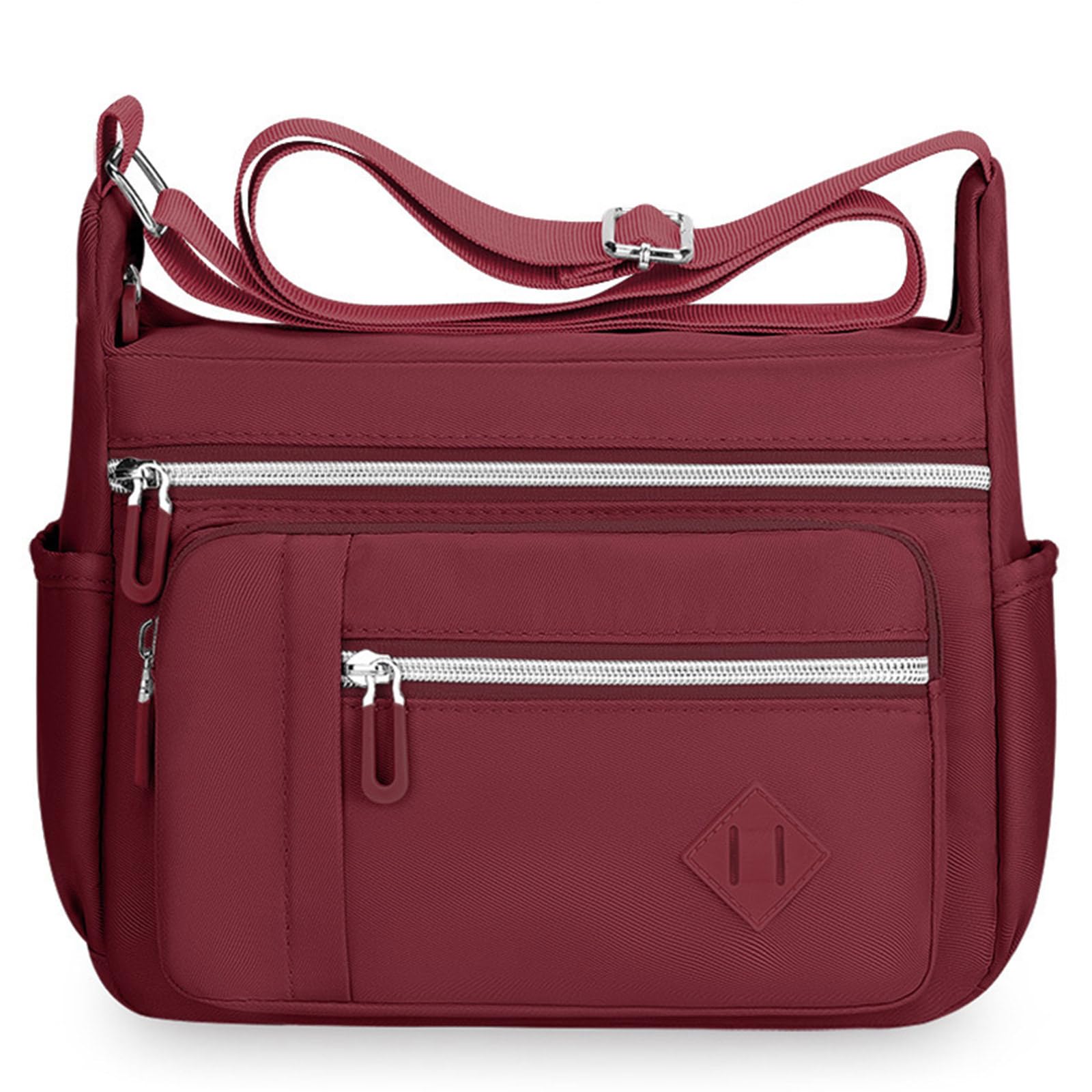RNIEGA Crossbody Bags for Women Nylon Waterproof Shoulder Purse Messenger Bag Multiple Pockets Handbag for Travel