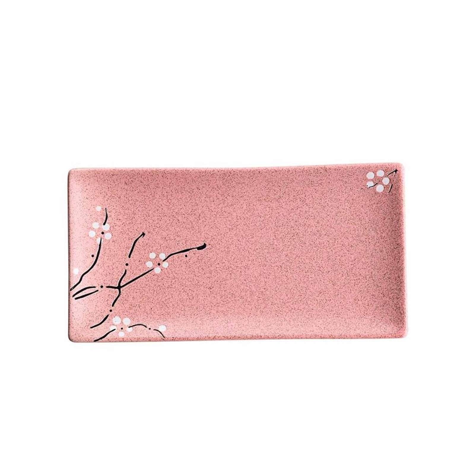 Assiettes de cuisine en céramique de 30,5 cm rose pour éviter de manquer de place au dessert