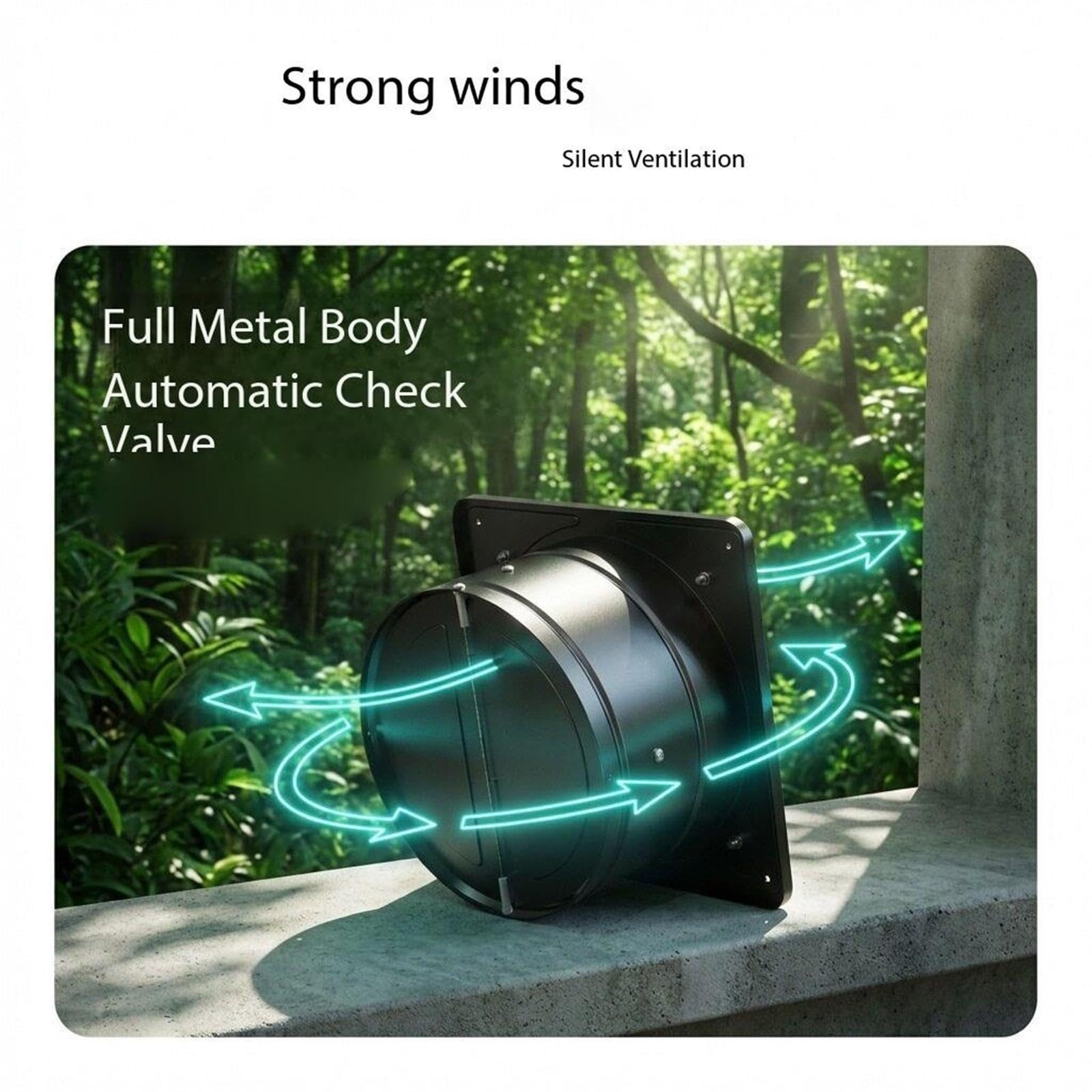 Estrattore d'aria di ventilazione della ventola scarico Garage
