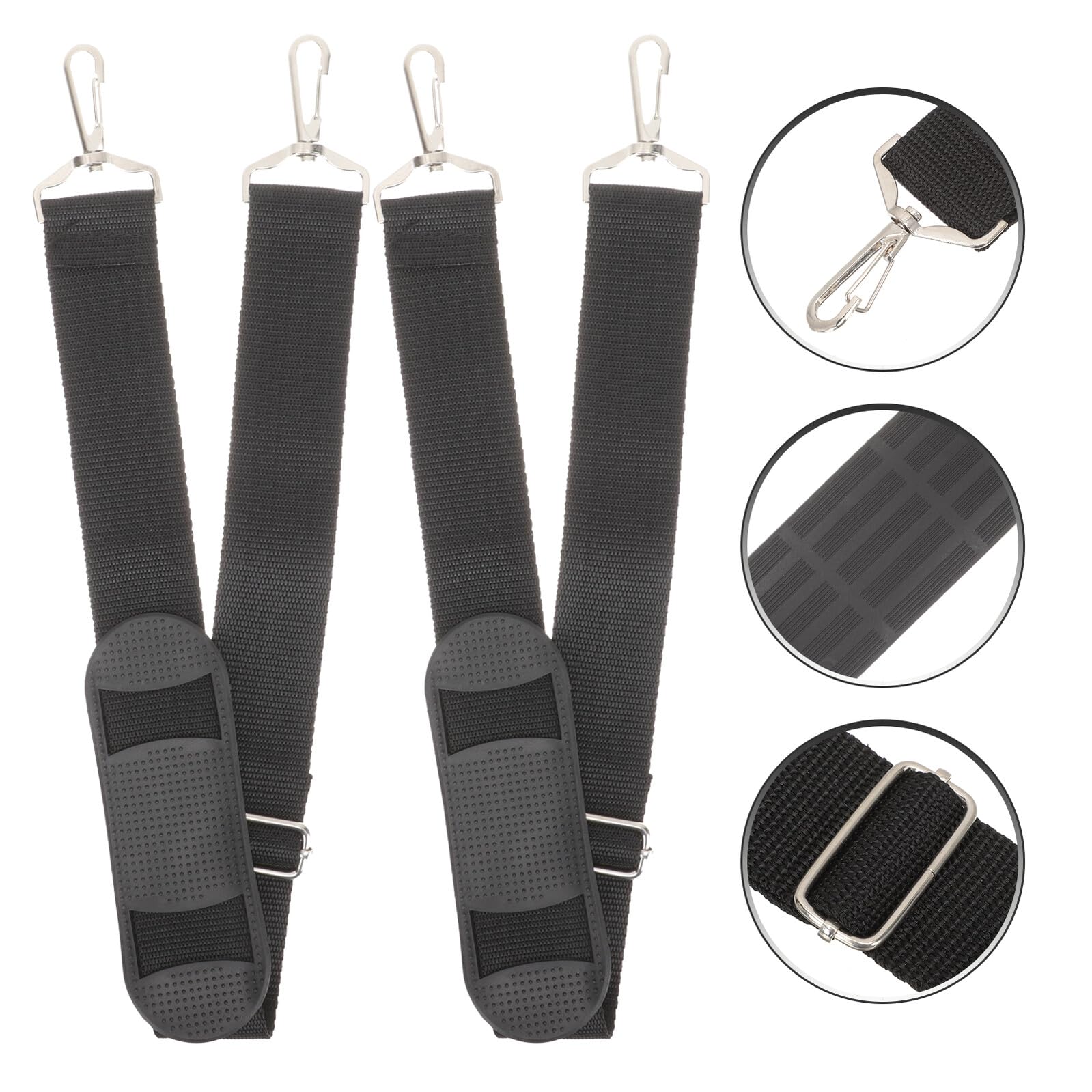 STOBAZA Tracolla per Custodia di Violino Regolabile, Resistente Tessuto, Fibbia in Metallo Sicura, Set 2 Pezzi, Accessori Musicali