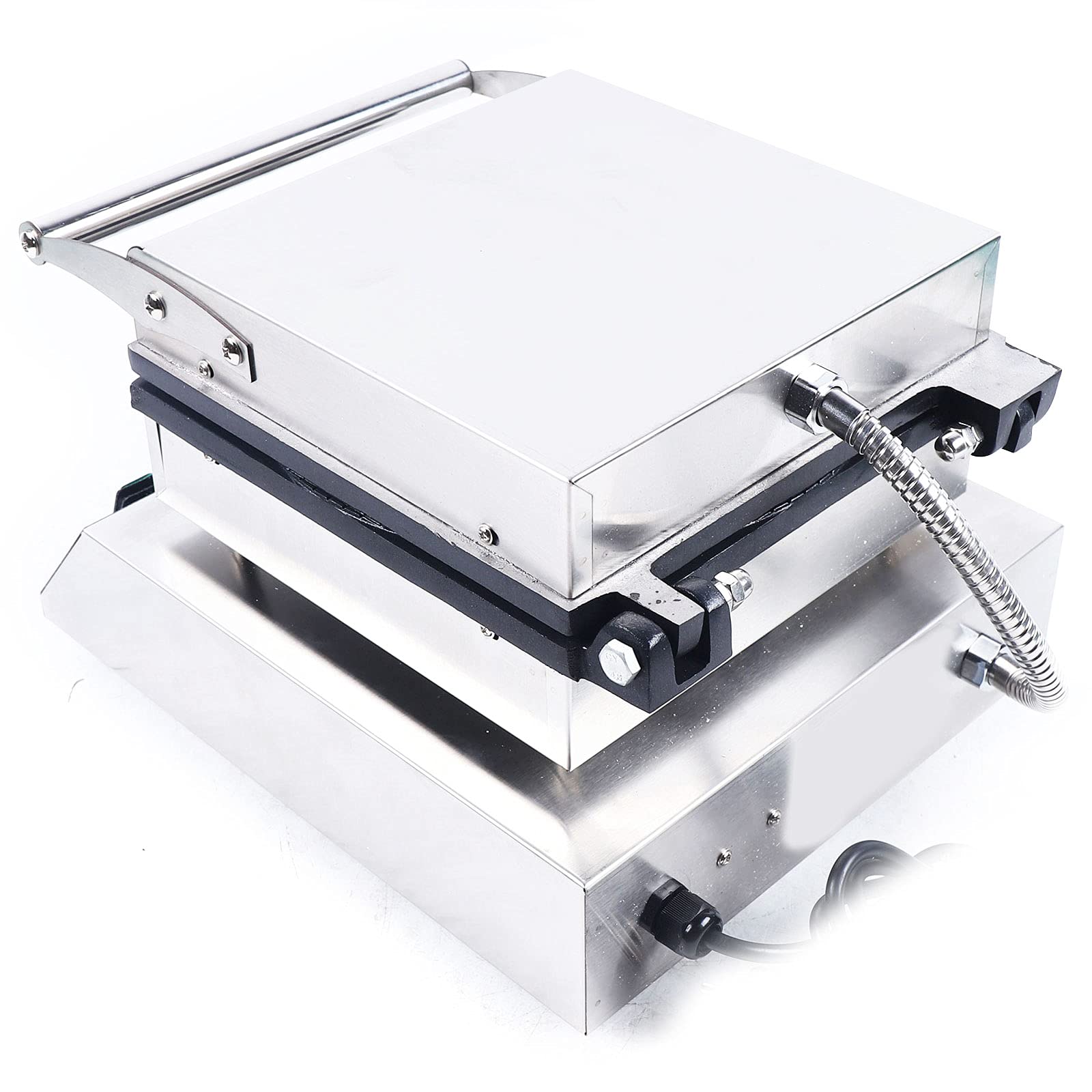 gofrera multifunción 1750W máquina de gofres eléctrica comercial anti adhesivo máquina máquina profesional control de tiempo y temperatura 50~300℃ (4 forma de trigo)