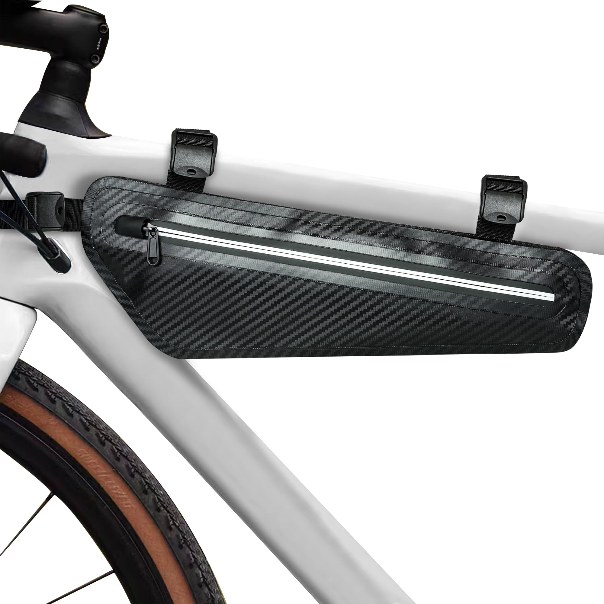 AUMTISC Fahrrad Rahmentasche Dreiecktasche 3L,100% Wasserdicht Werkzeugtasche für Mountainbike,E-Bike,Gravelbike, Rennrad, MTB Sport &