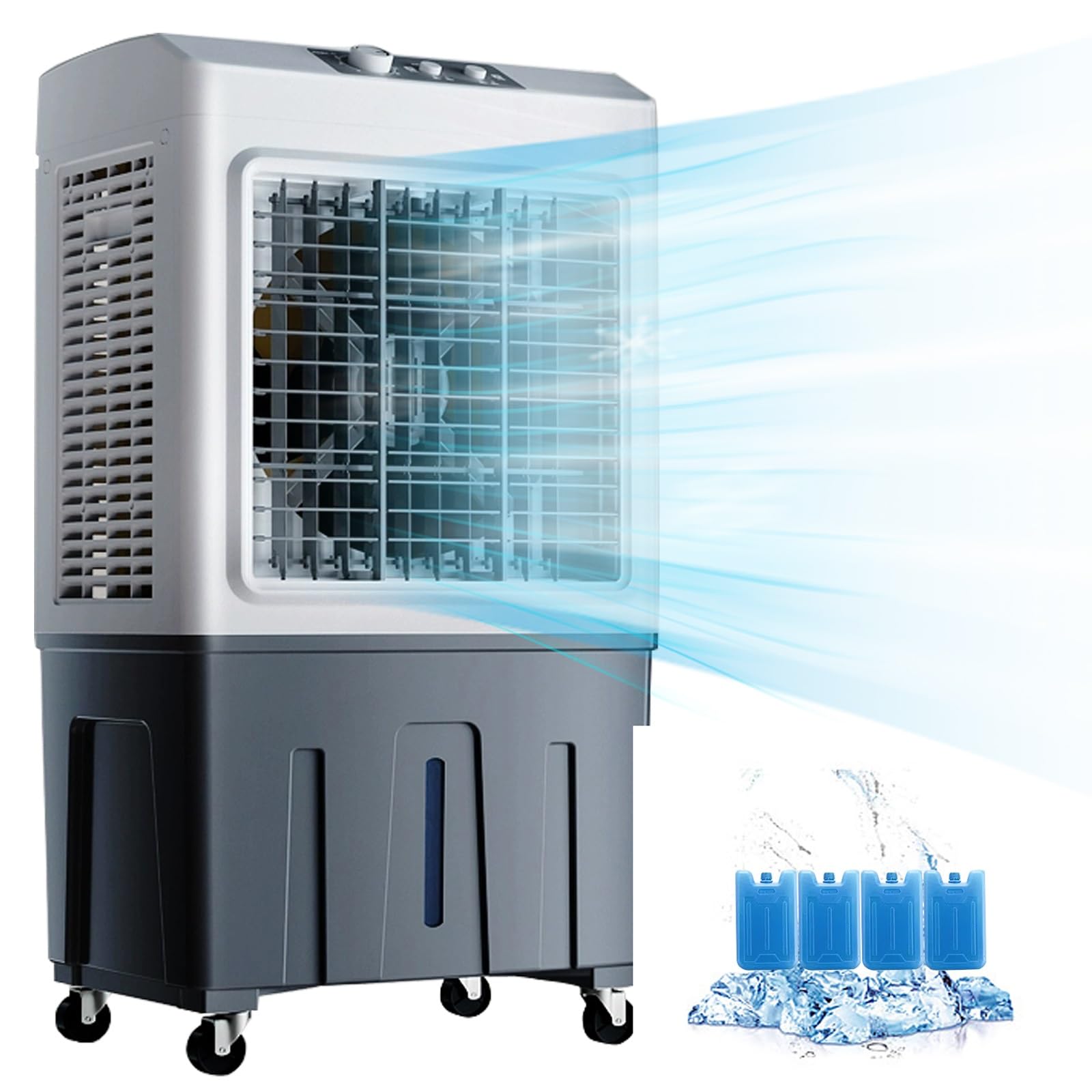 Enfriador de aire evaporativo de 50 litros ideal para refrescar tu oficina