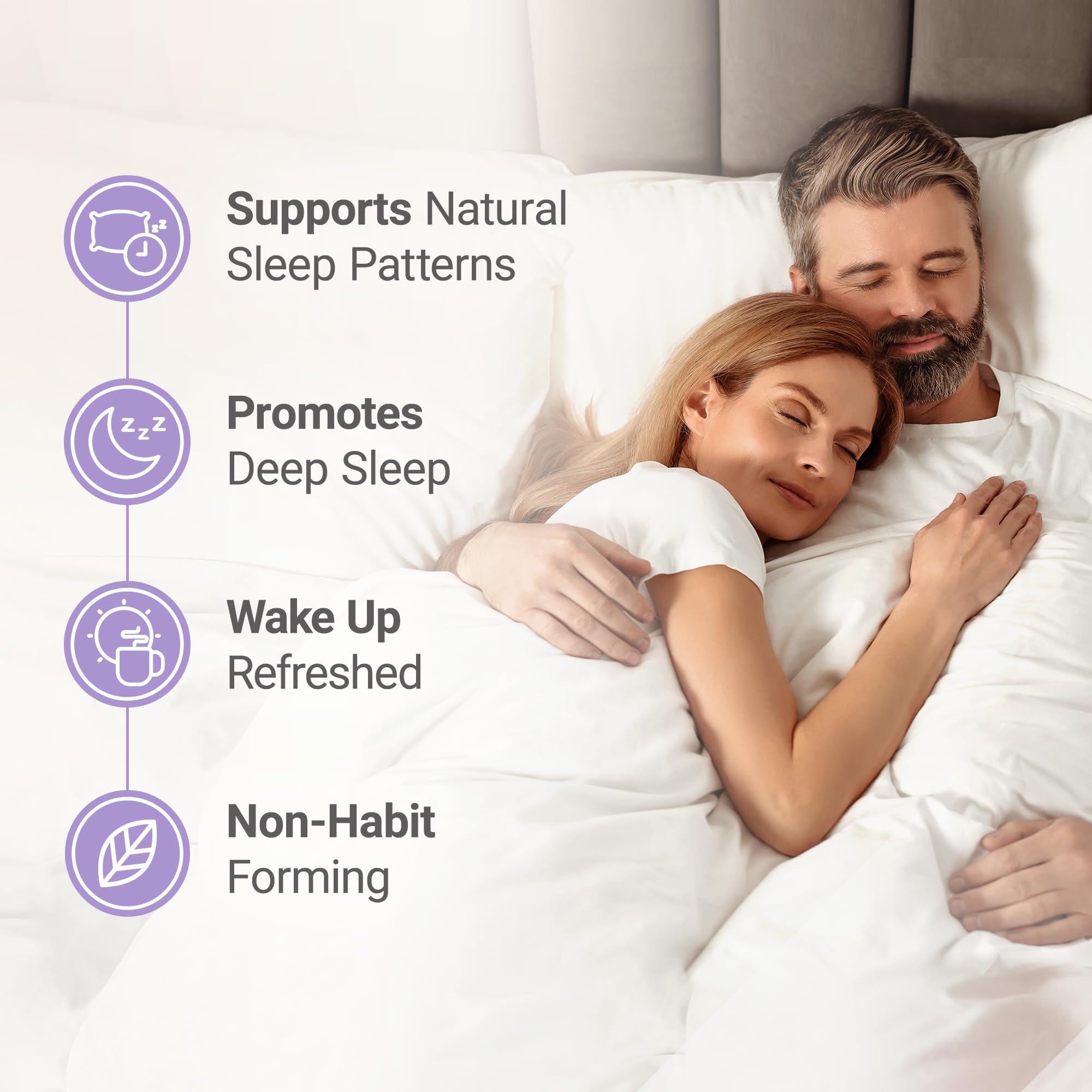 Nested Naturals Luna Sleep Aid - Non-Habit Forming Natural Sleeping Pills for Adults with Naturally Sourced Ingredients - Valerian Root, Melatonin, Chamomile, Lemon Balm, & More - 60 Vegan Capsules — Amazon image 3