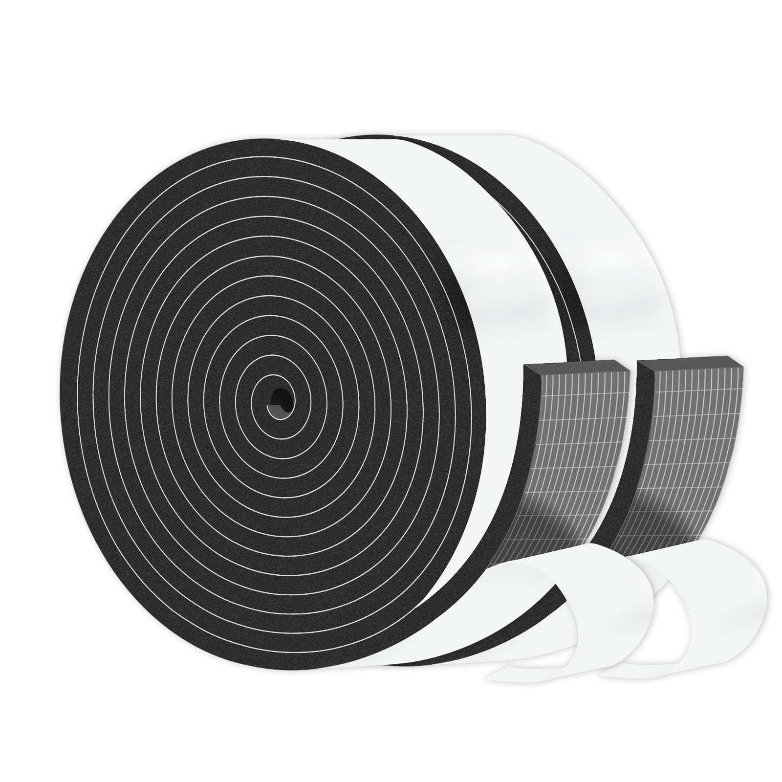 Weather Stripping Door Seal,High Density CR,3/4 in x 1/8 in x 13Ft