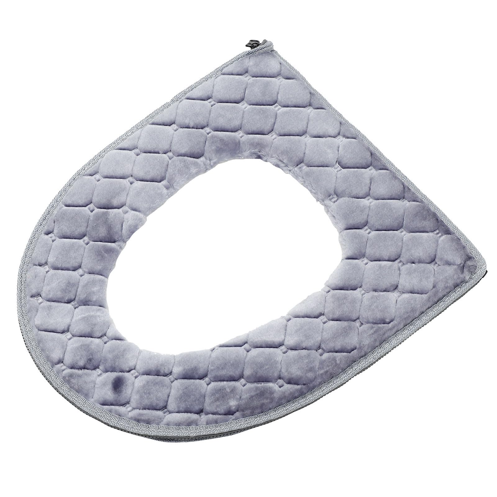 Almohadillas para asientos de inodoro de fibra y fundas flexibles para baño