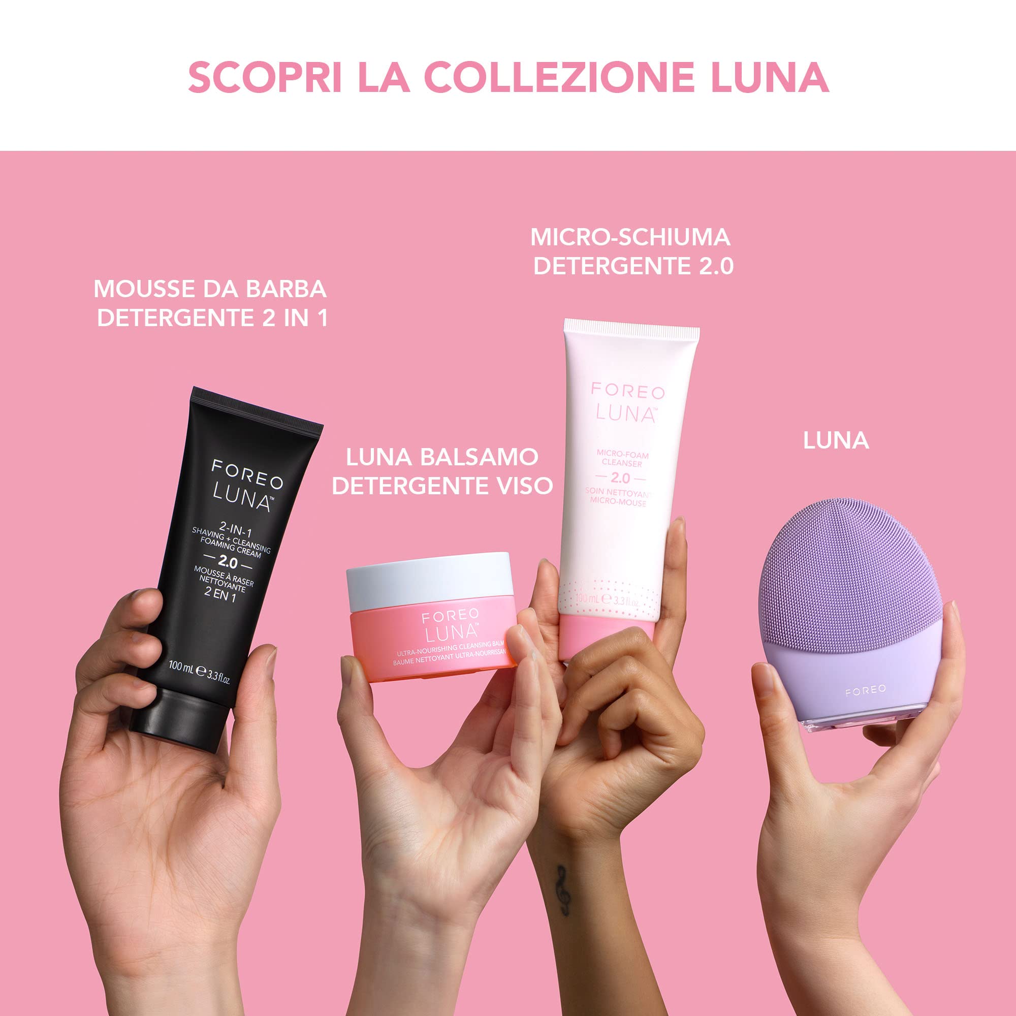 FOREO LUNA Balsamo Detergente Ultra-Nutriente - Burro Struccante Viso e Occhi - Delicato Detergente Viso senz'acqua per Trucco Waterproof - Burro Di Karité - Vegano - Olio di Jojoba - 75 ml