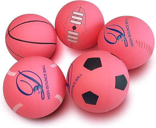 Pelotas hinchables para niños y adultos, bolas de goma de alta calidad para terapia de yoga, bolas de masaje de 2.3 pulgadas, bolas de alivio del