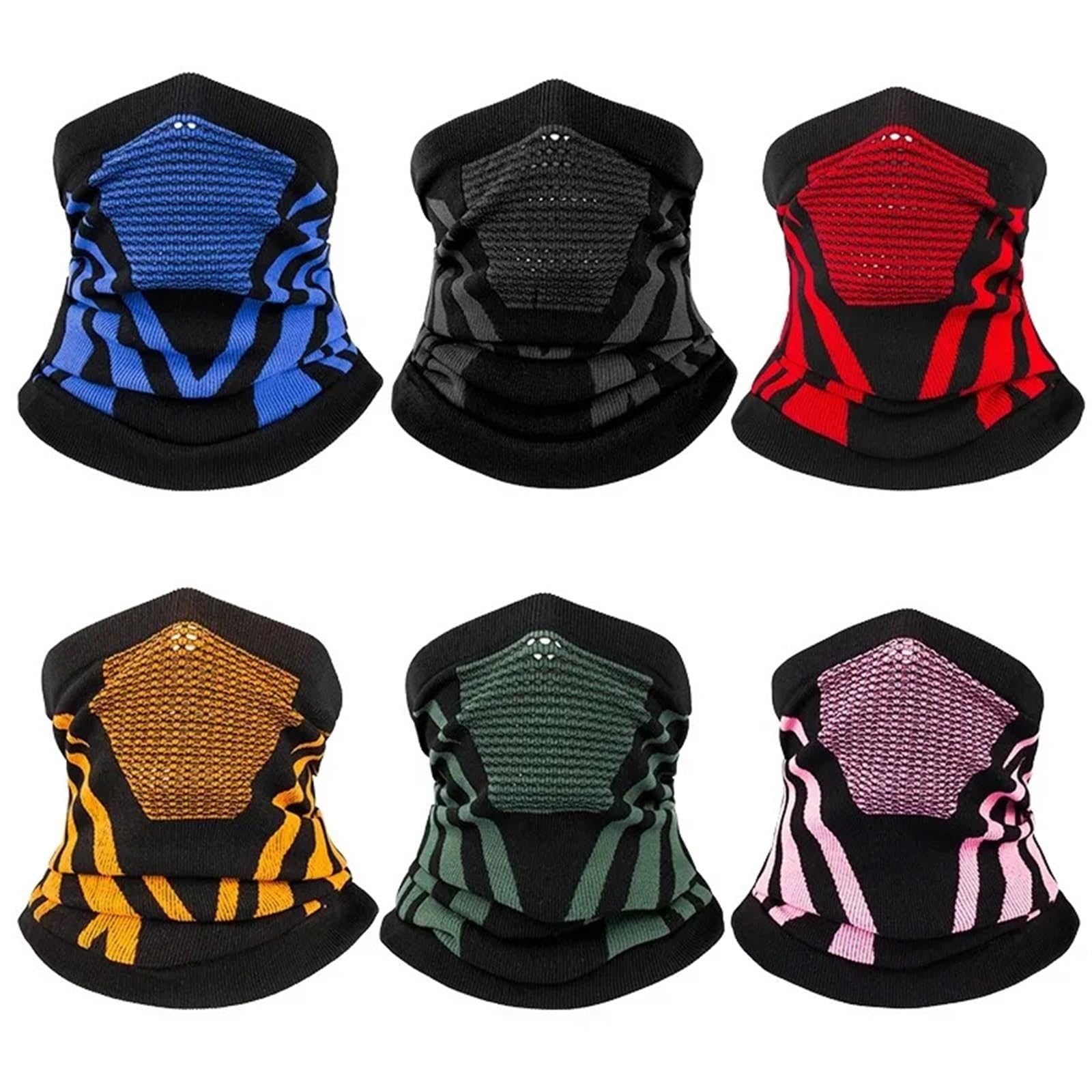 Lot de 2 Masques Ski Thermiques for Le Visage, Bandanas, Cache-Cou, guêtre, Cyclisme, randonnée, Respirant, for Homme et Femme, Hiver pour Sports Ski Extérieur