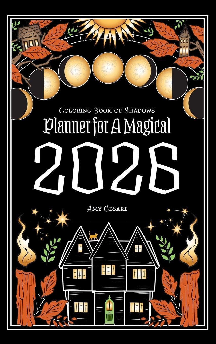 Coloring Book of Shadows: Planner for a Magical 2026