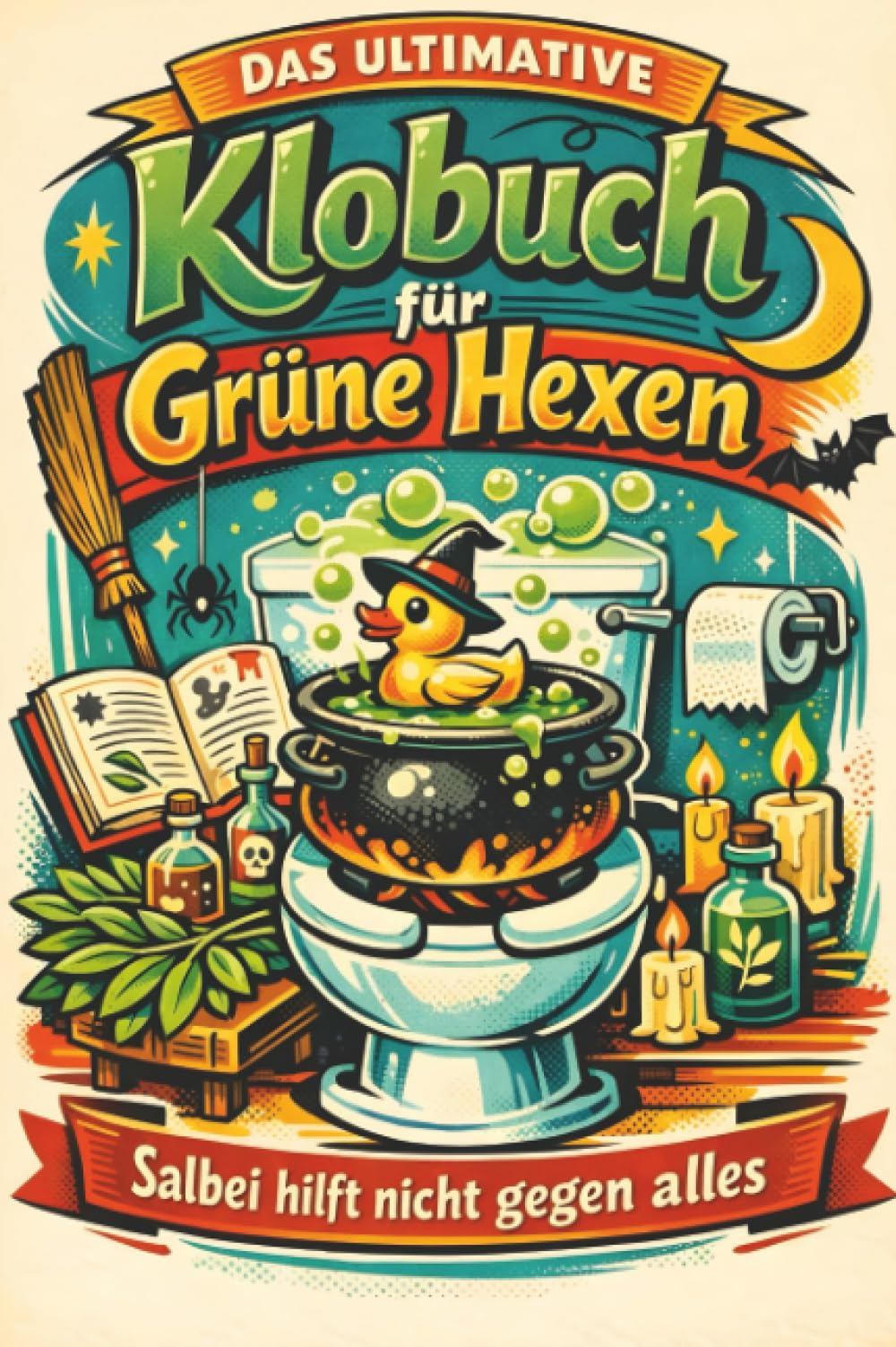 Das ultimative Klobuch für Grüne Hexen: Salbei hilft nicht gegen alles. Lustiges Geschenk mit Lifehacks, Fun Facts und Geschichten