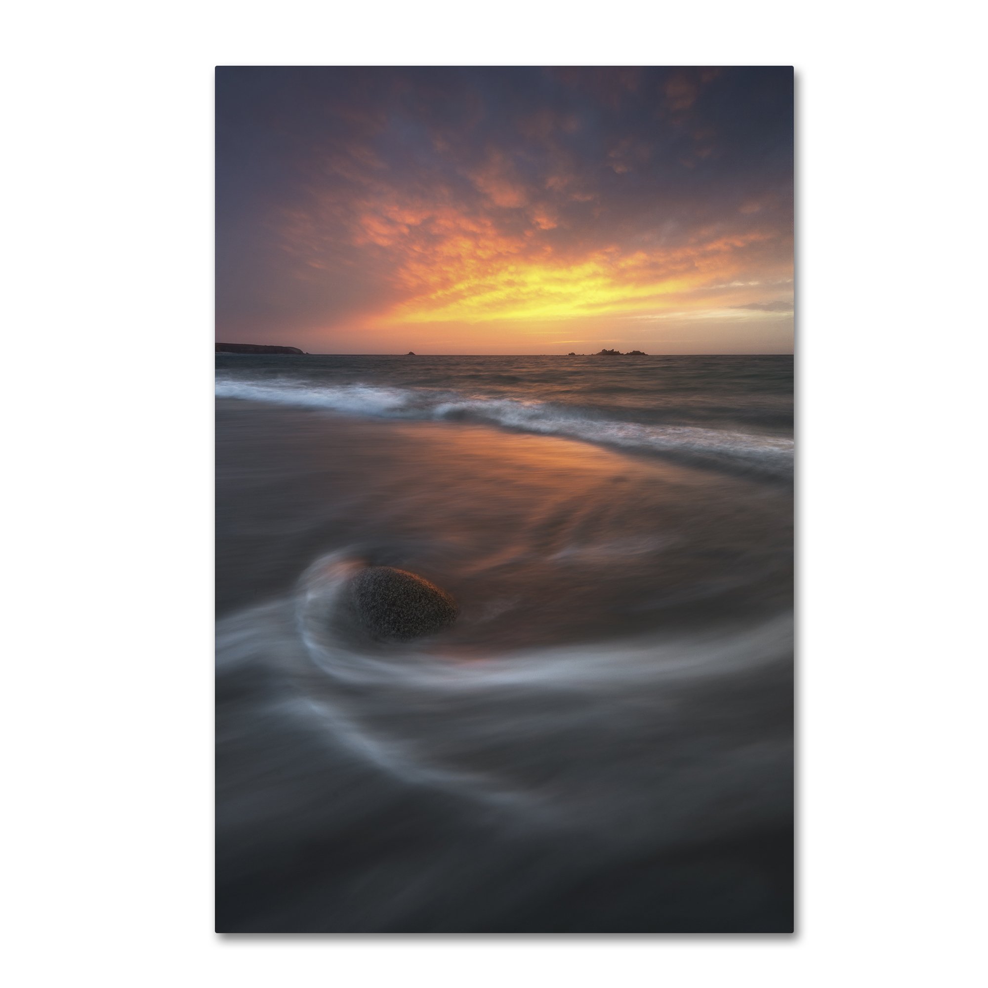 Caress of the Ocean by Mathieu Rivrin, 16x24-Inch Canvas Wall Art