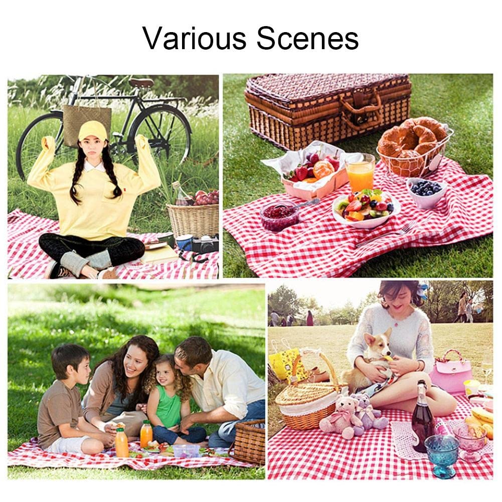 Tappetino Da Picnic Picnic Coperte Tappetino impermeabile extra grande pratico moda esterna spessa coperta a prova di sabbia for amici familiari bambini Portatile Tappetino Da Picnic(150cm 130cm)