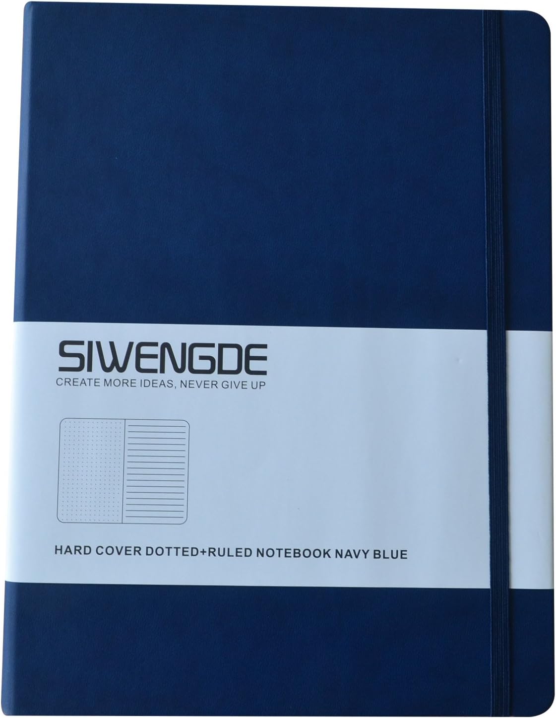 B5 Dotted Journal Wide Ruled Notebook Extra Large (19cmx25cm) 7.5"x9.8" 160 Dotted and Lined Pages Thick 100gsm Smooth Paper Ink-Proof