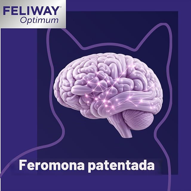 Foto 6 de 8 de FELIWAY Optimum, Repuesto de feromonas calmantes mejoradas para 30 días, Paquete de 2