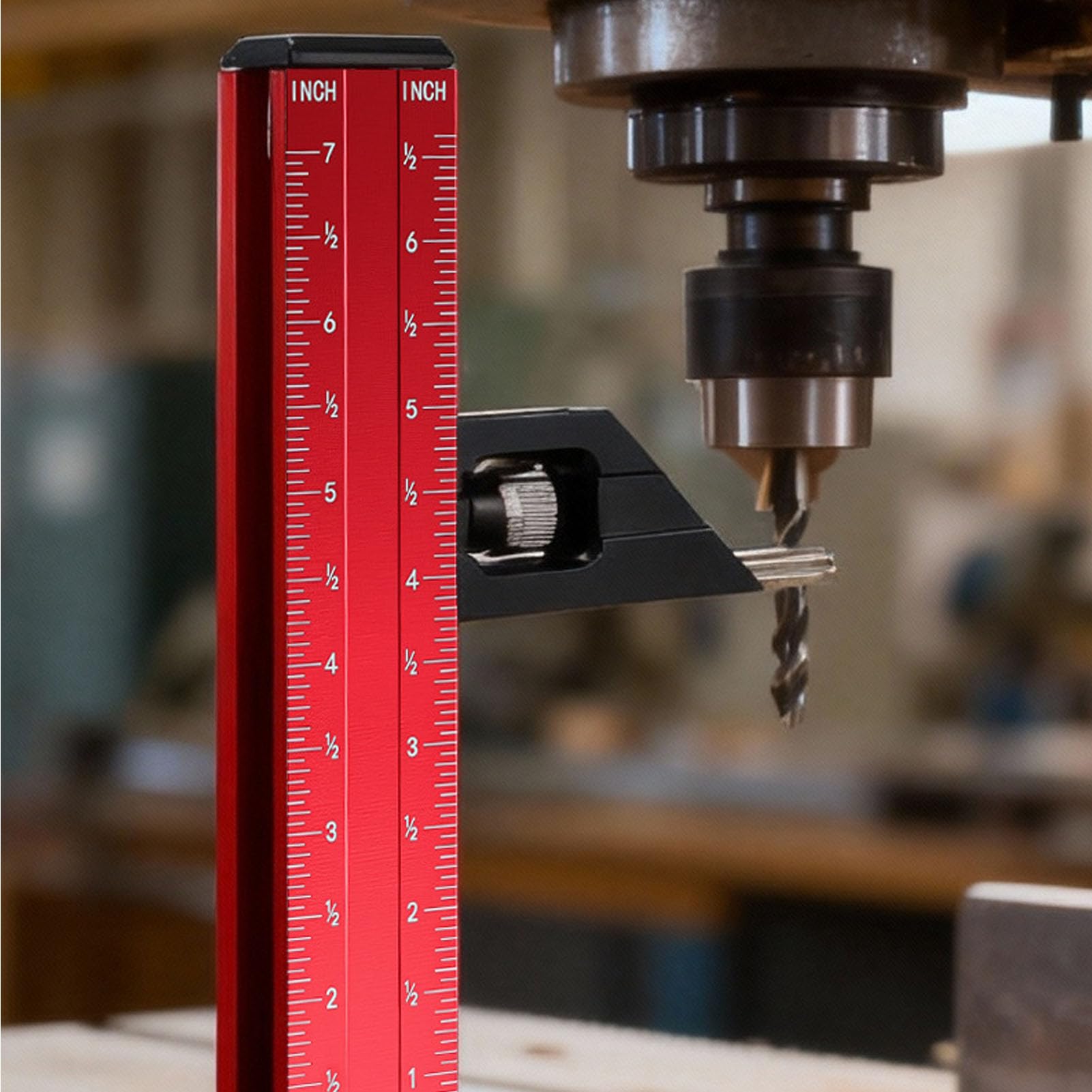 Jeffergarden Righello per la Lavorazione del Legno Lega di Alluminio 640 Mm Metrico Imperiale