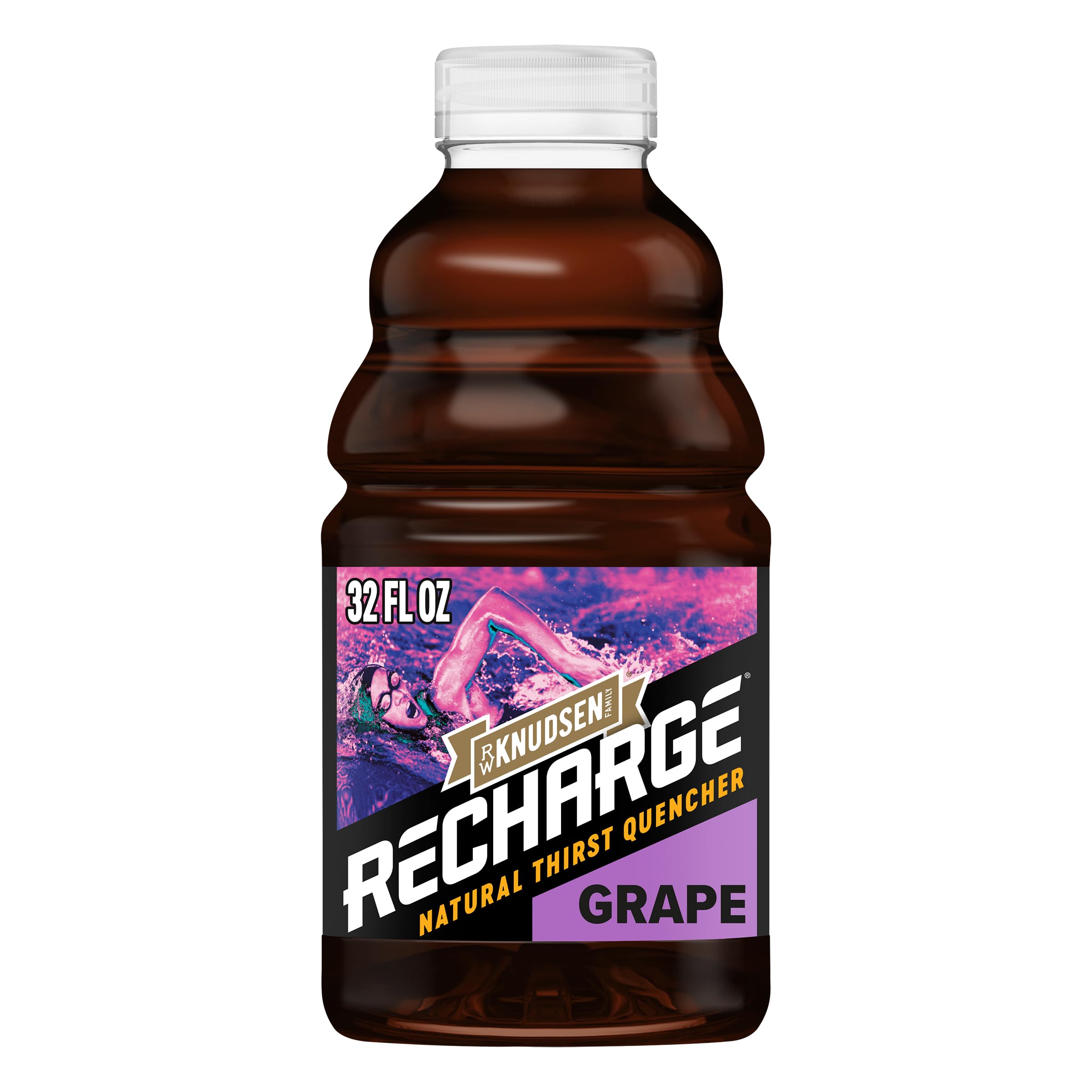 Recharge Grape Sports Drink with Electrolytes, 32 fl oz (Pack of 6)
