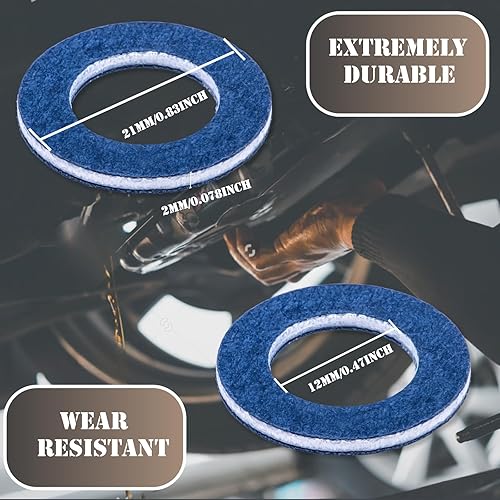 Miniatura 2 de 10 juntas de tapón de drenaje de aceite de motor de repuesto para Toyota 90430-12031 Lexus Scion RAV4 Camry Avalon Corolla