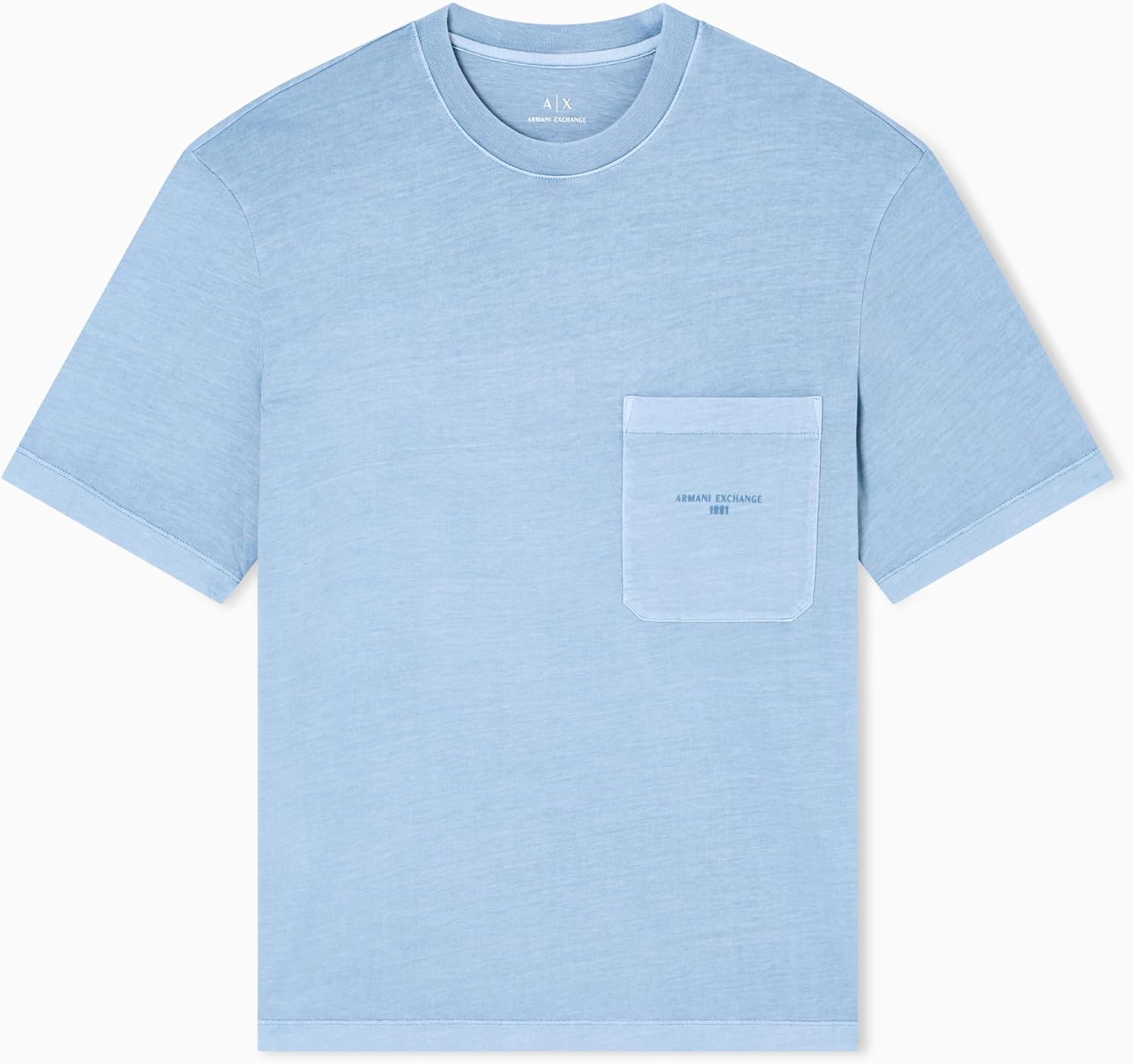 Armani Exchange Men's Pocket Text Logo Tee