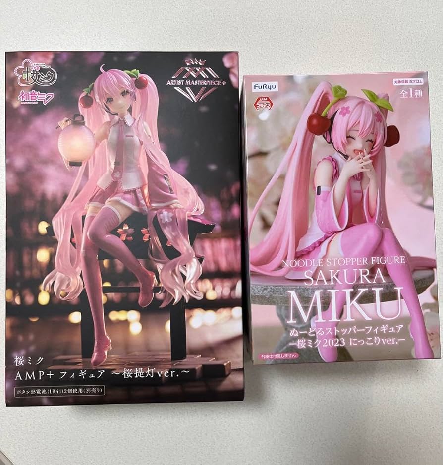 Amazon.co.jp: 桜ミク AMPフィギュア桜提灯ver ぬーどる