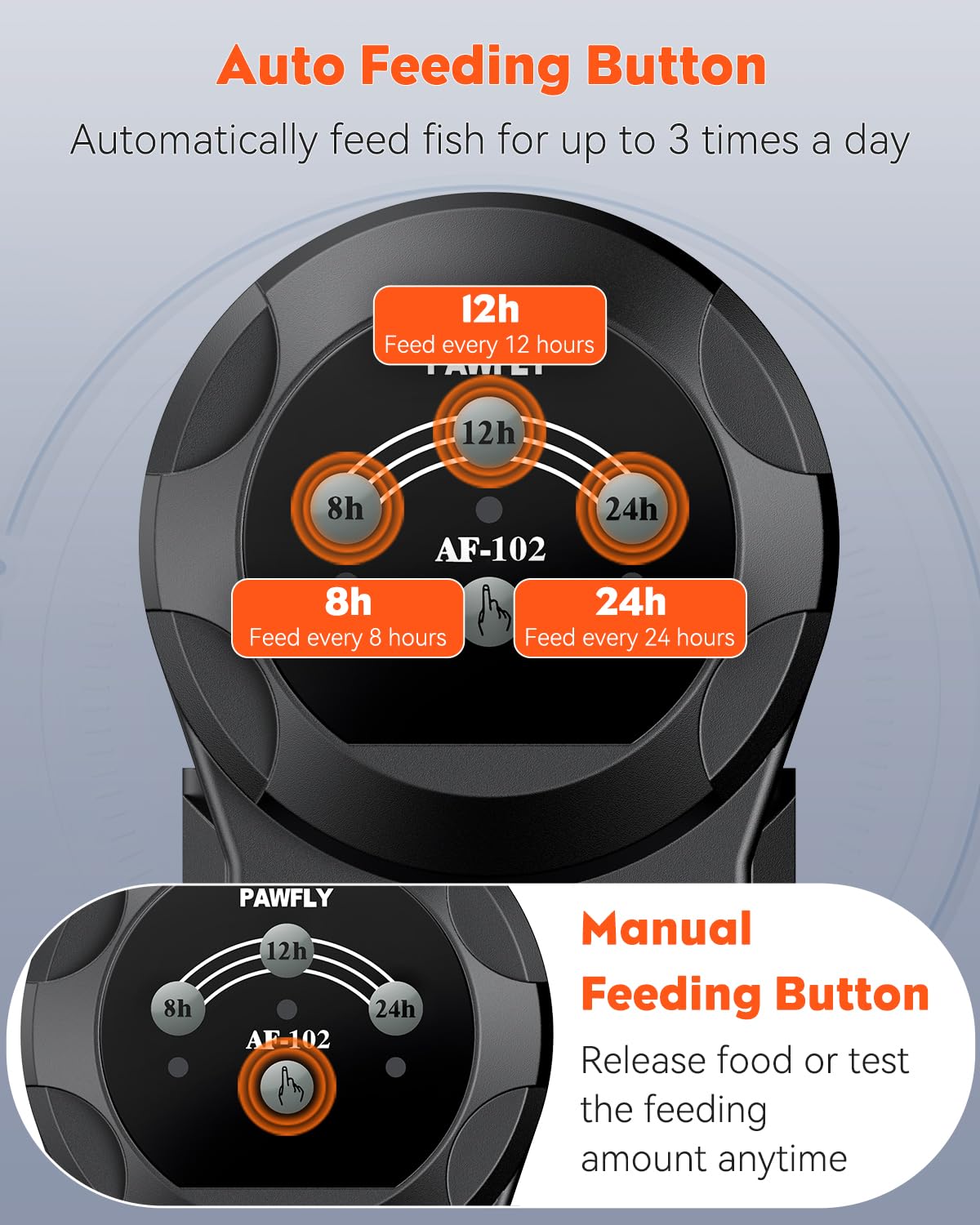 Snapklik.com : Pawfly Automatic Fish Feeder For Aquarium - Auto ...