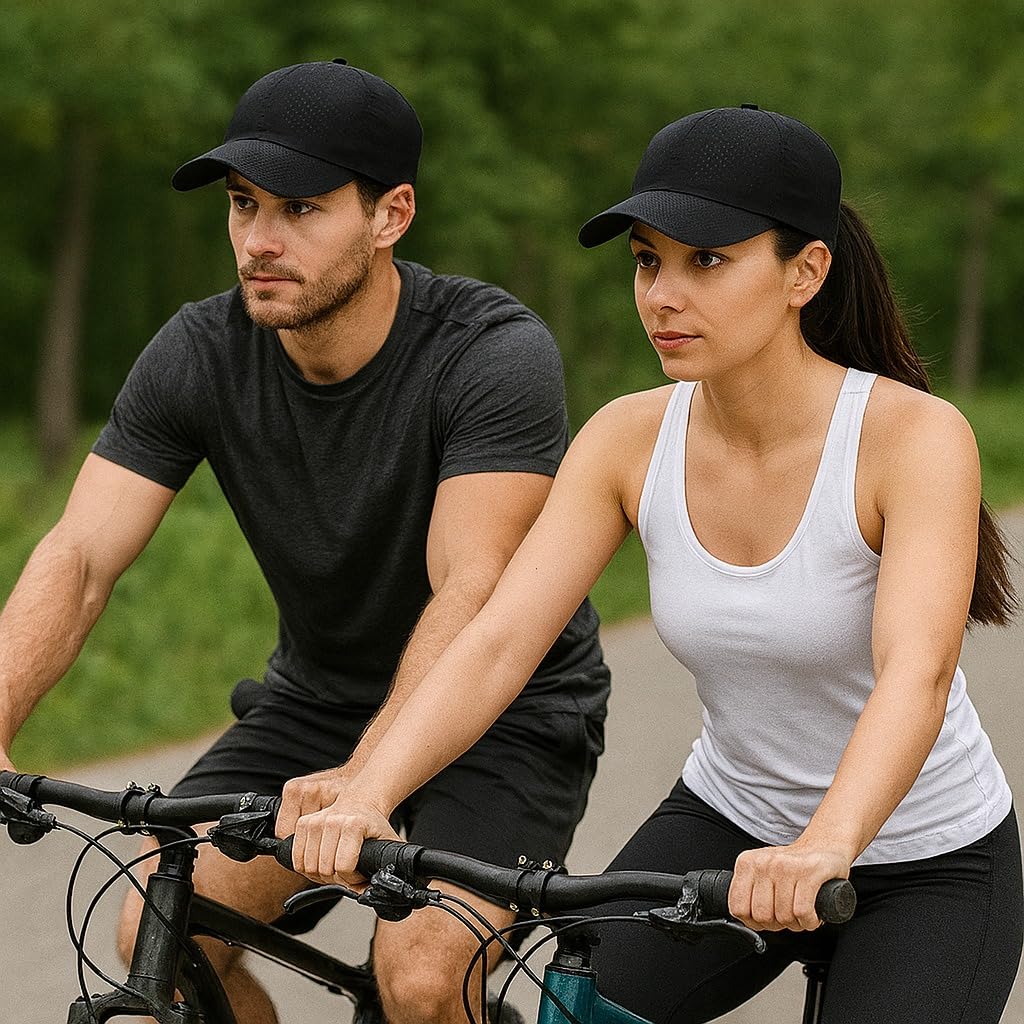 Gorra deportiva para actividades al aire libre, ajustable, de secado rápido, para hombres y mujeres, béisbol, senderismo, pesca, golf